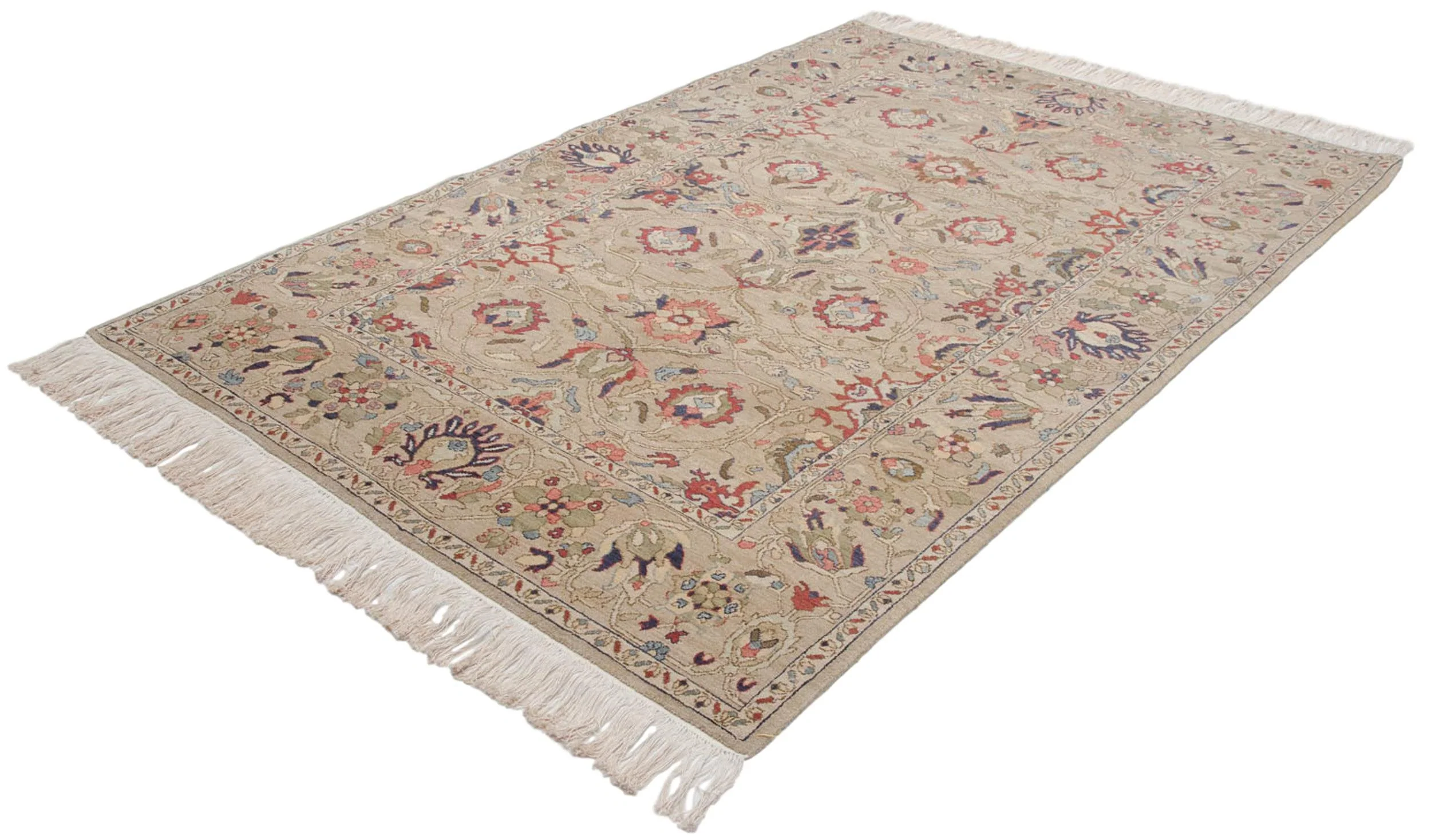 6x9 Vintage Armenian Sultanabad Design Carpet - Image 11