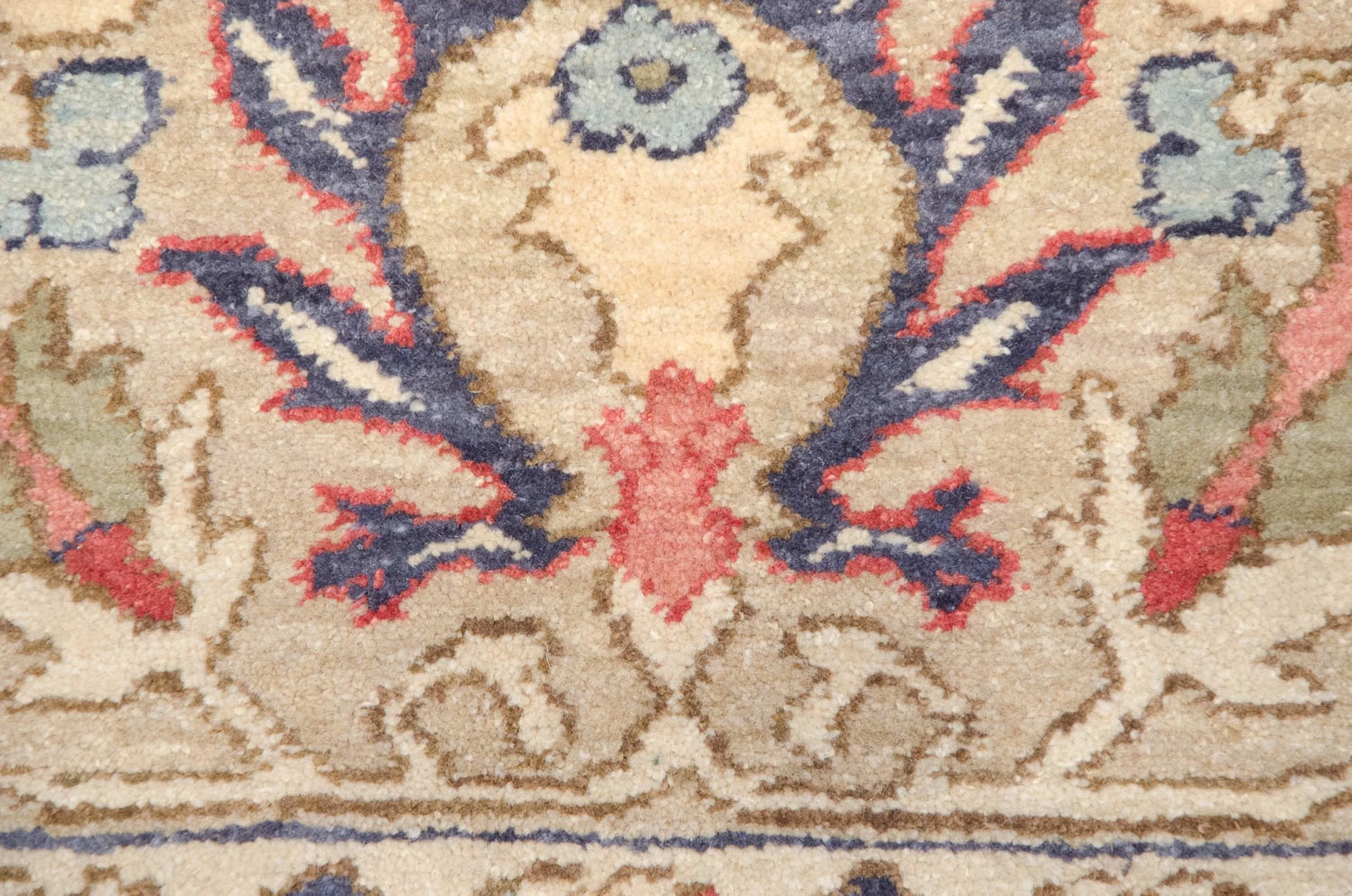 6x9 Vintage Armenian Sultanabad Design Carpet - Image 8