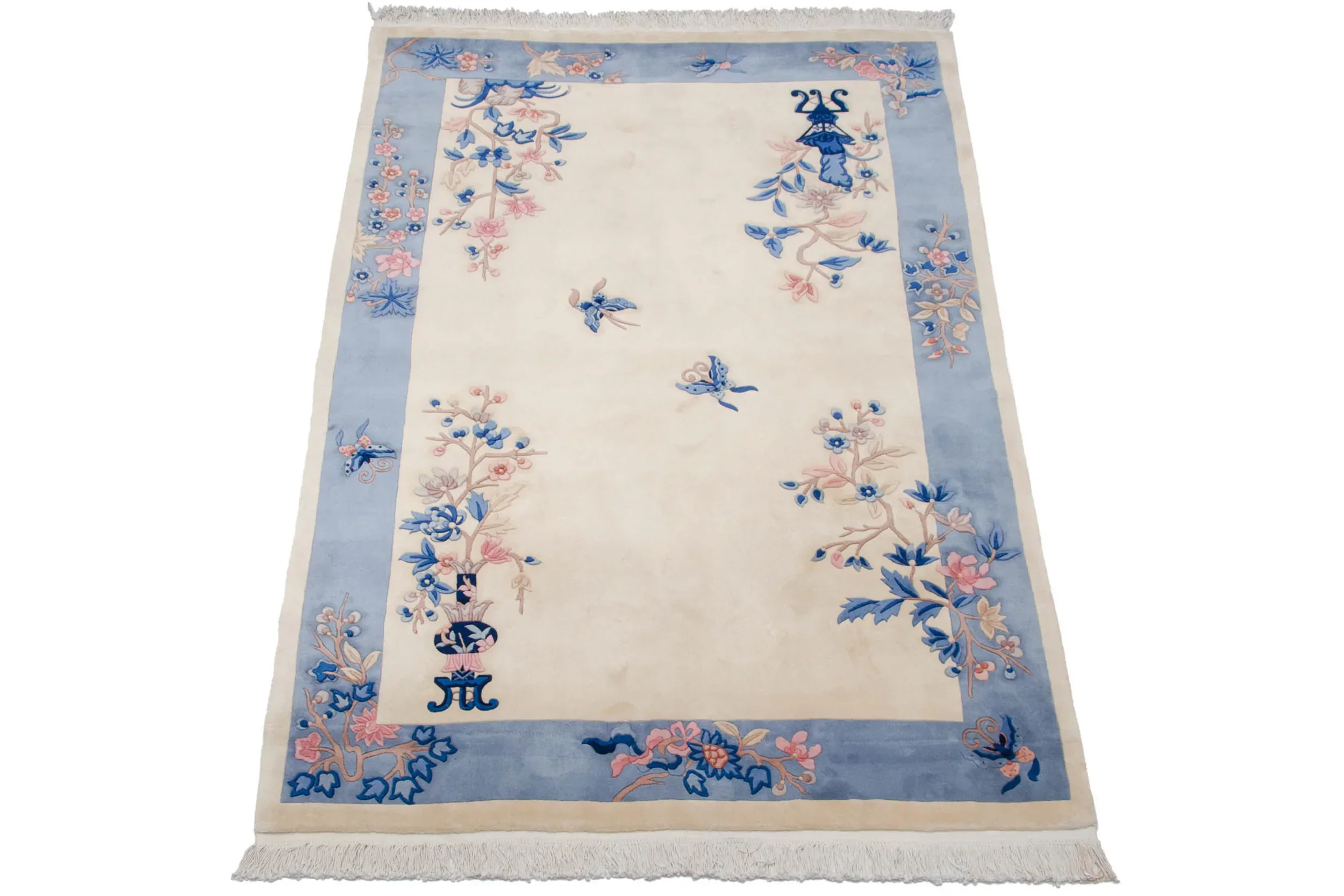 6x9 Vintage Art Deco Carpet - Image 11
