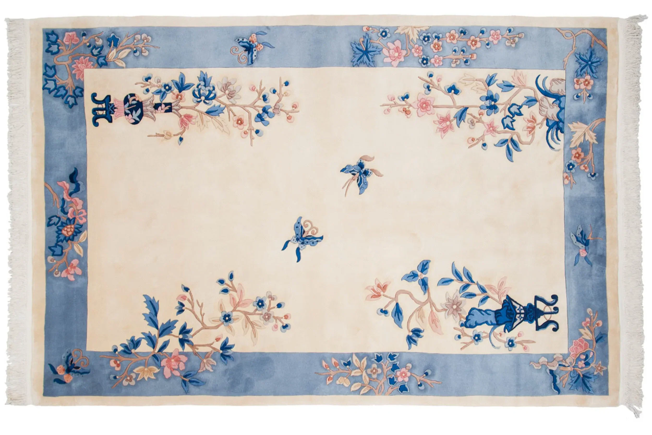 6x9 Vintage Art Deco Carpet - Image 14