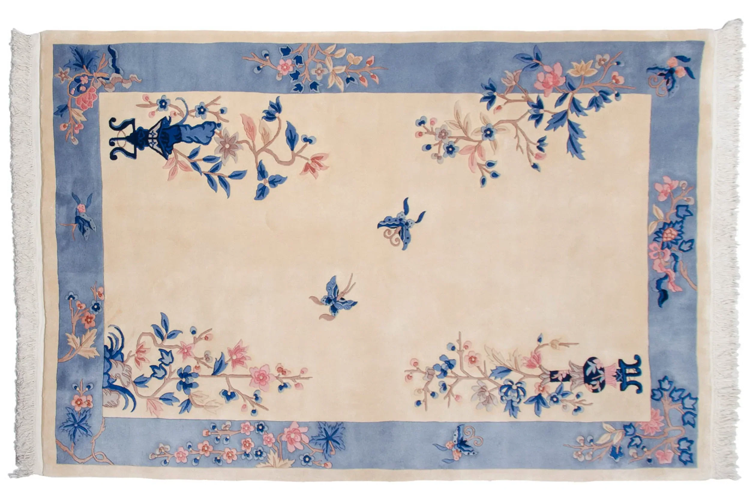 6x9 Vintage Art Deco Carpet - Image 2