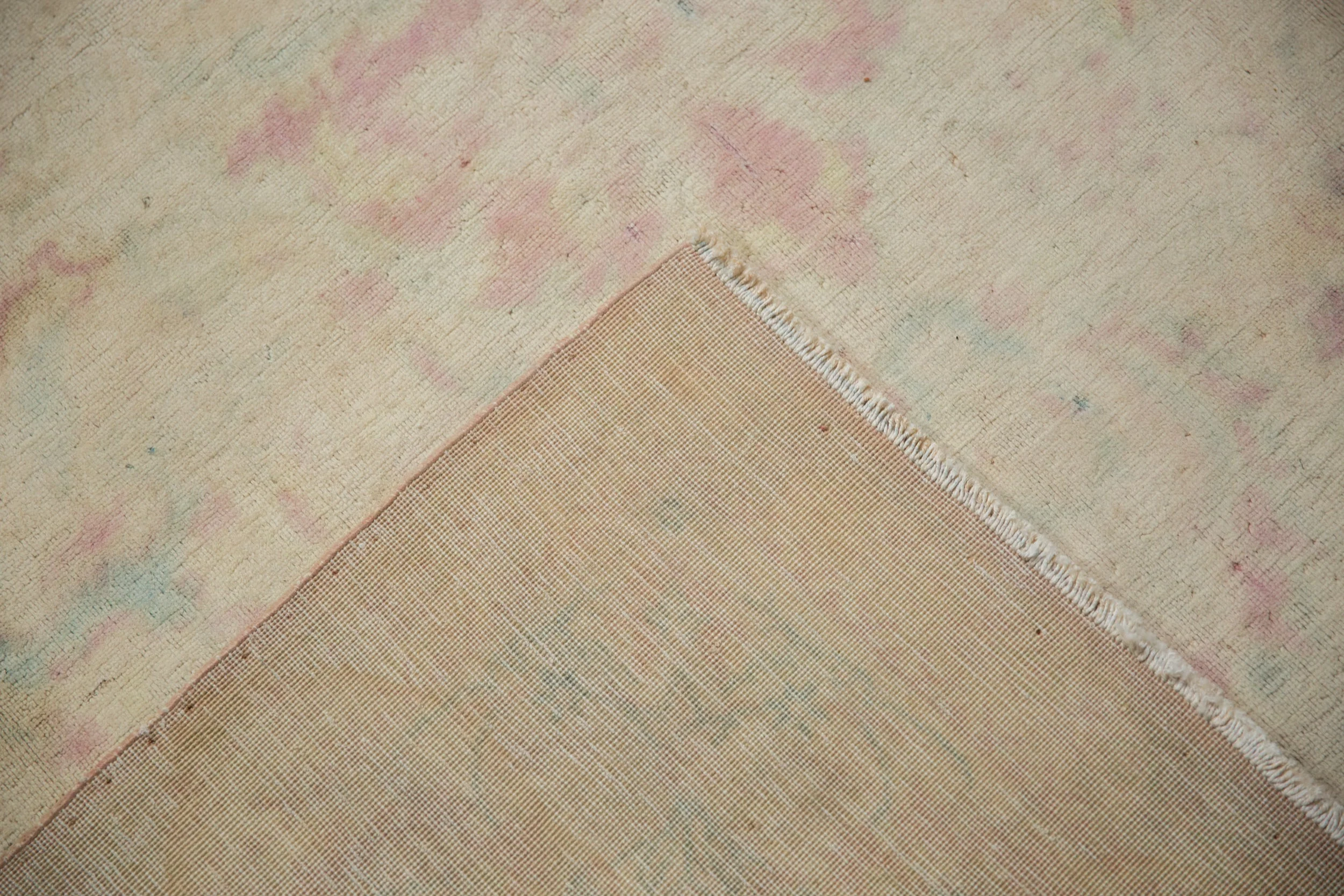 6x9 Vintage Distressed Bulgarian Polonaise Design Carpet - Image 5