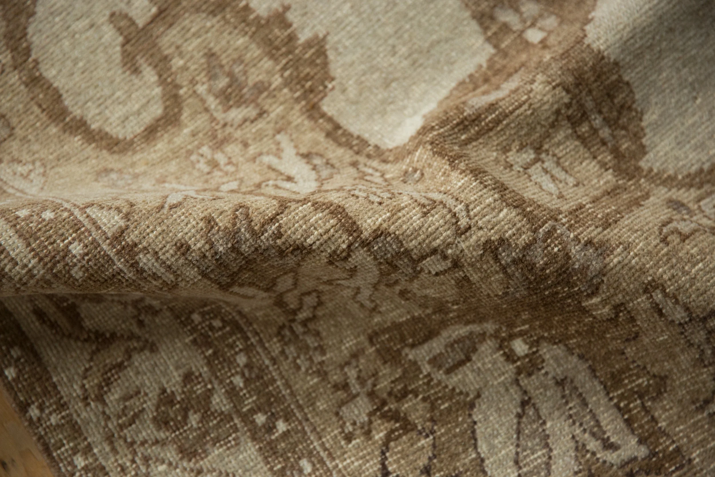 6x9 Vintage Distressed Kars Carpet - Image 9