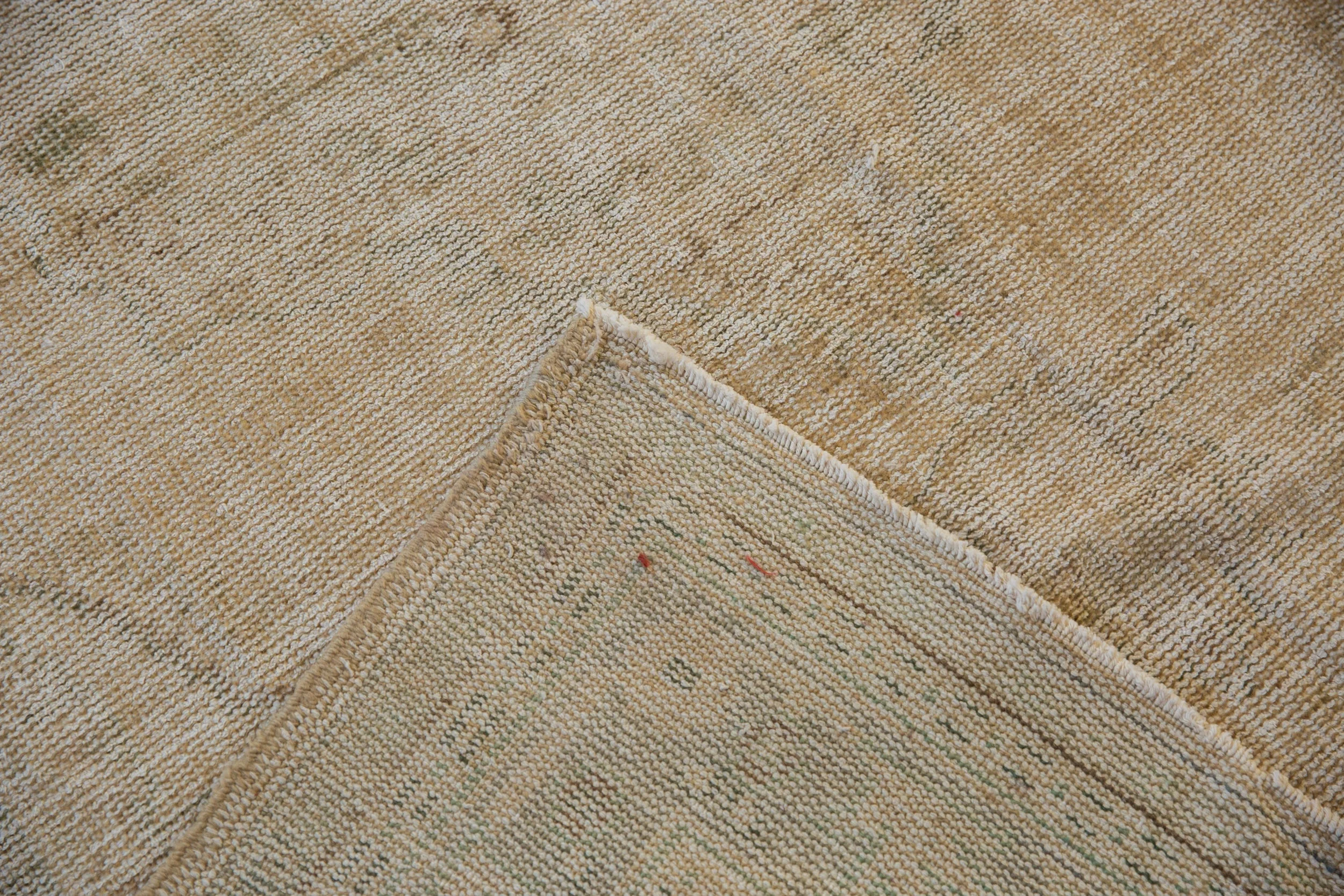 6x9 Vintage Distressed Oushak Carpet - Image 10