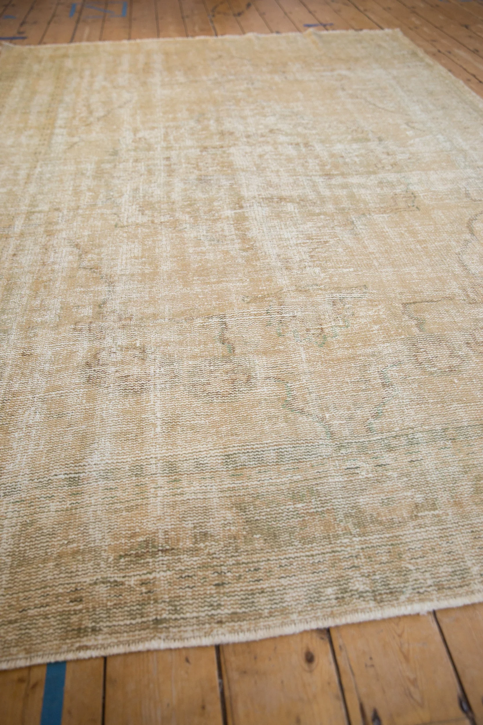 6x9 Vintage Distressed Oushak Carpet - Image 4
