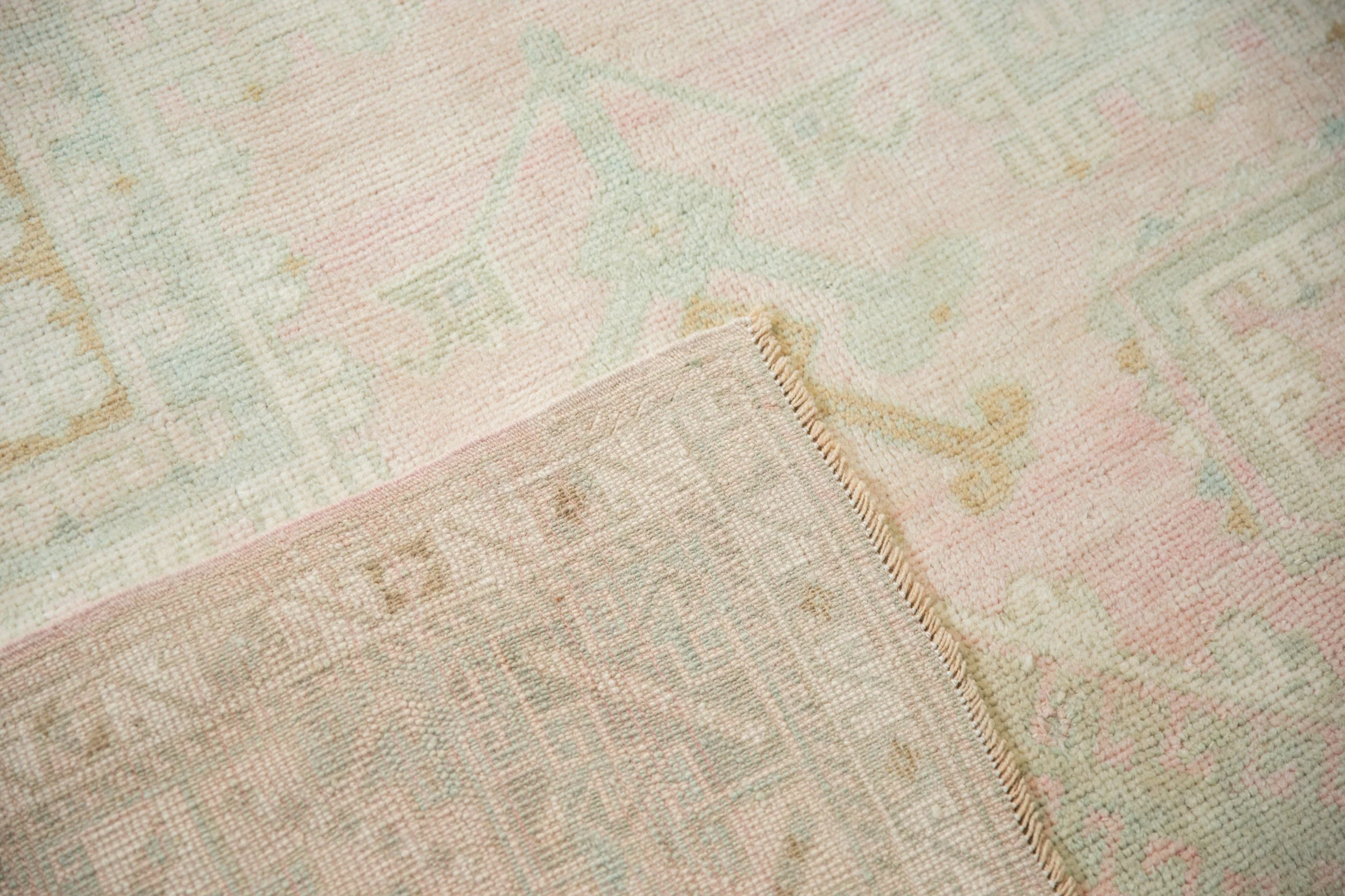 6x9 Vintage Distressed Oushak Carpet - Image 11