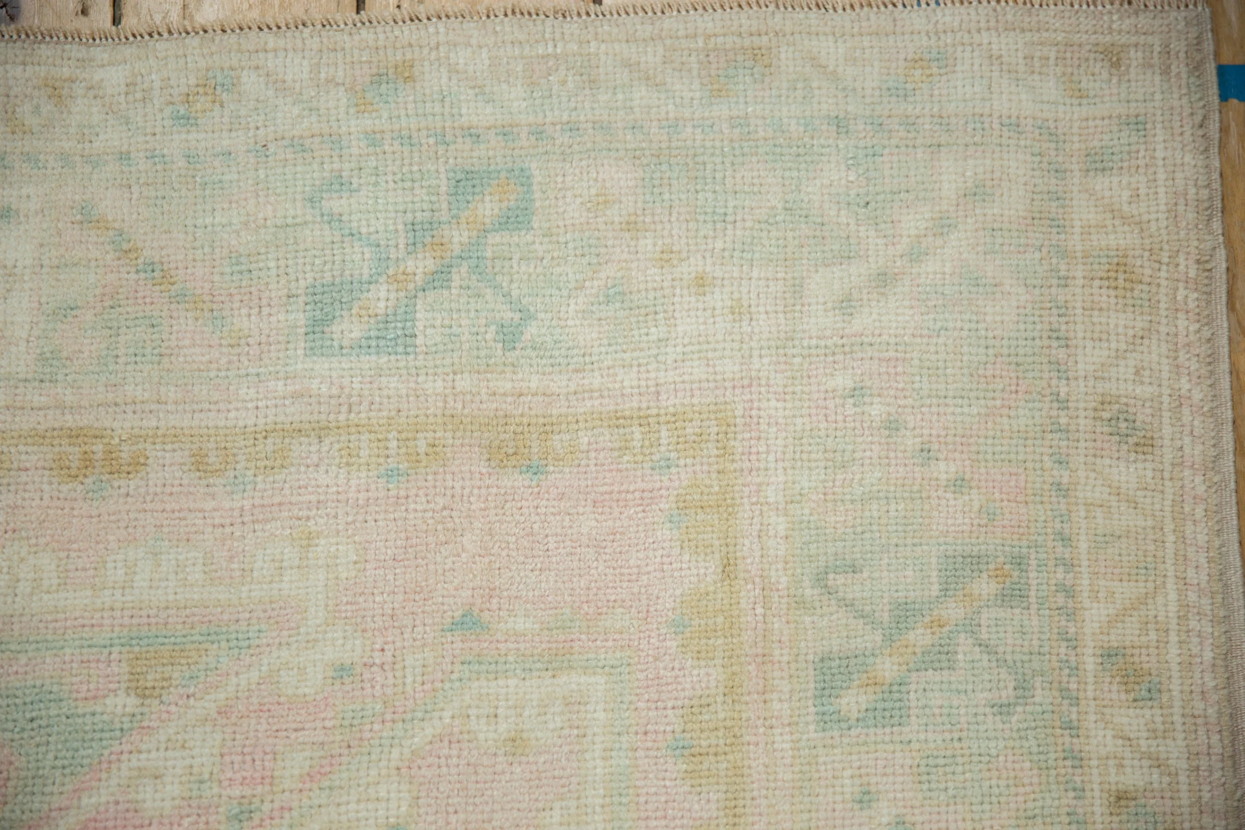 6x9 Vintage Distressed Oushak Carpet - Image 3