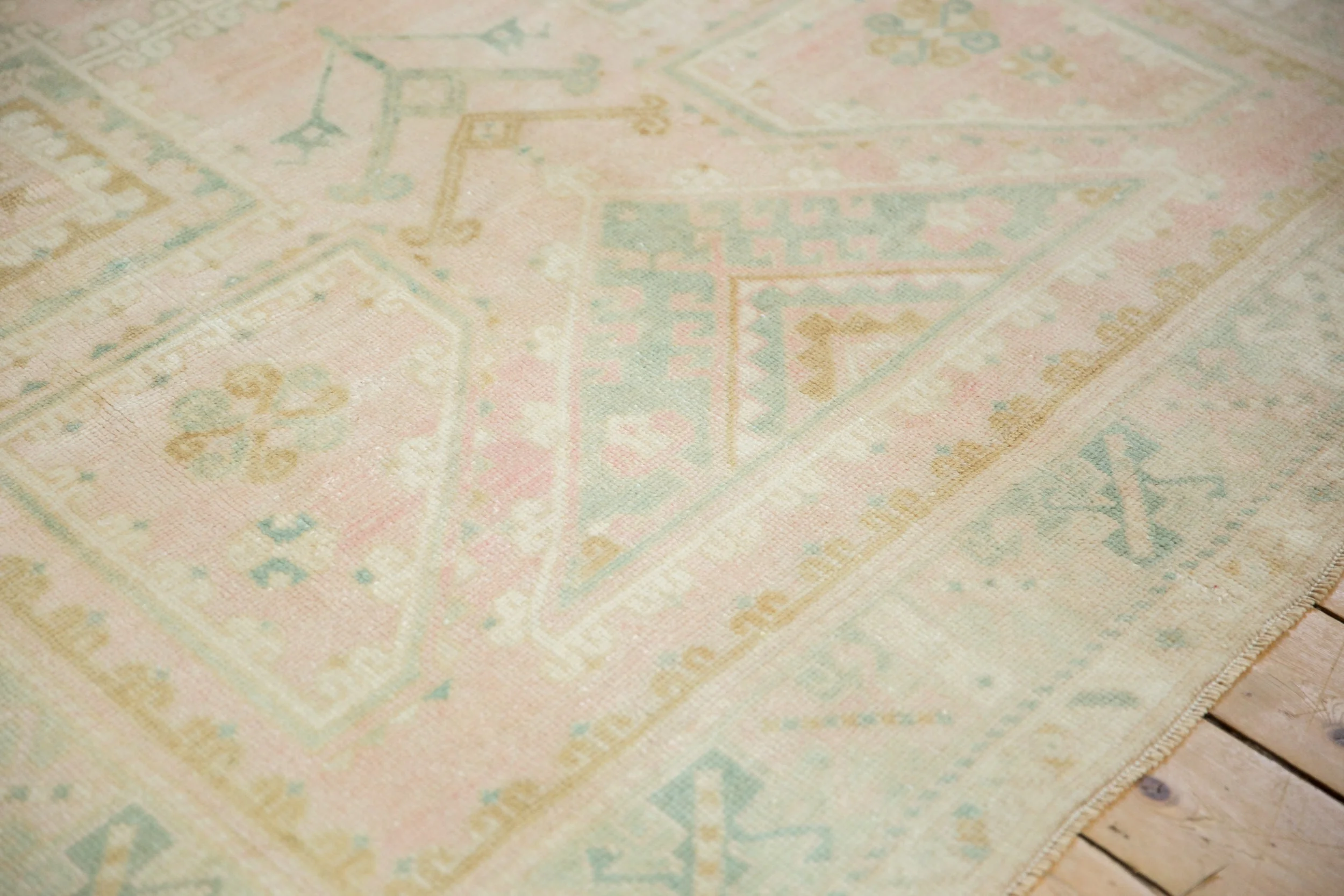 6x9 Vintage Distressed Oushak Carpet - Image 5
