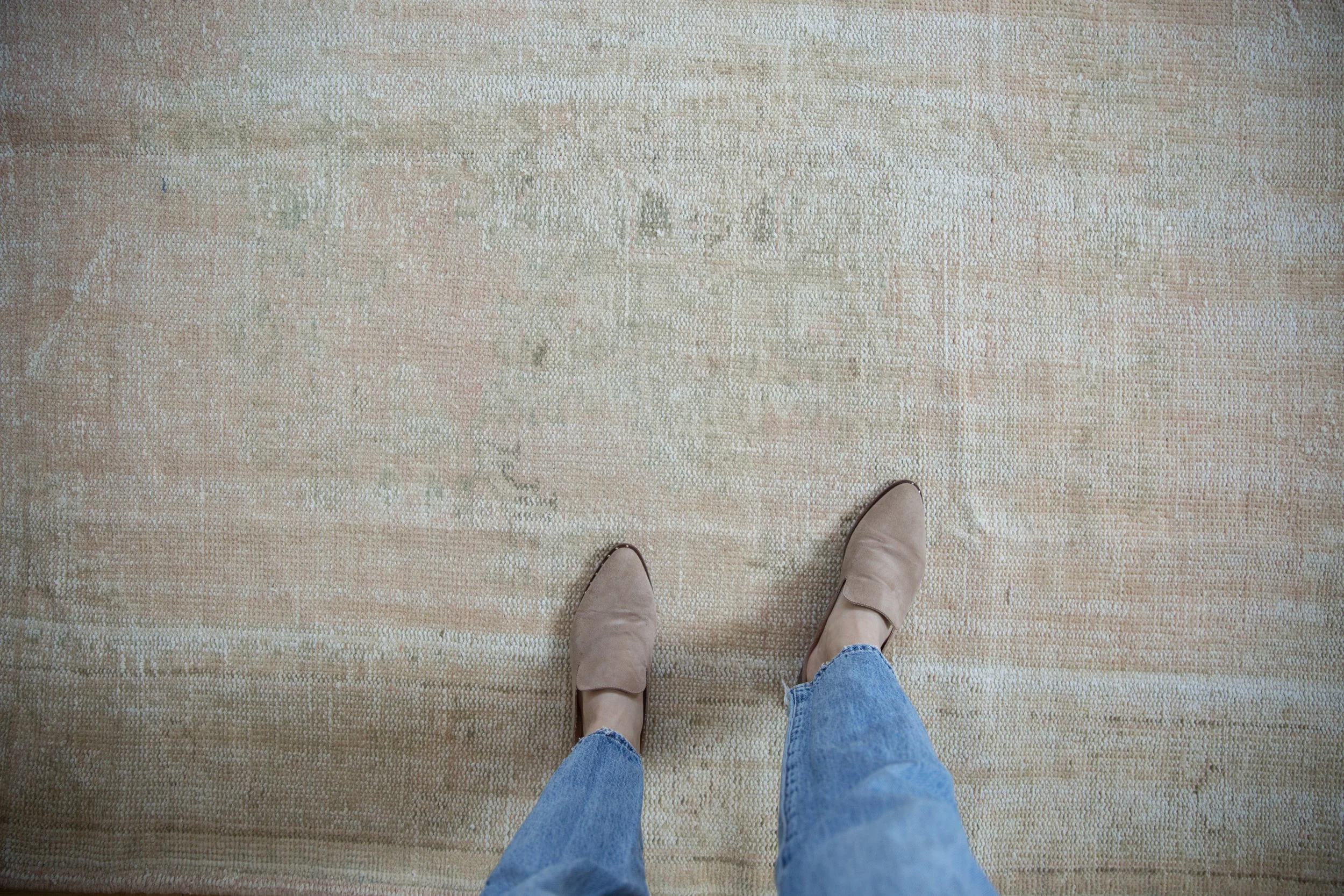 6x9 Vintage Distressed Oushak Carpet - Image 2