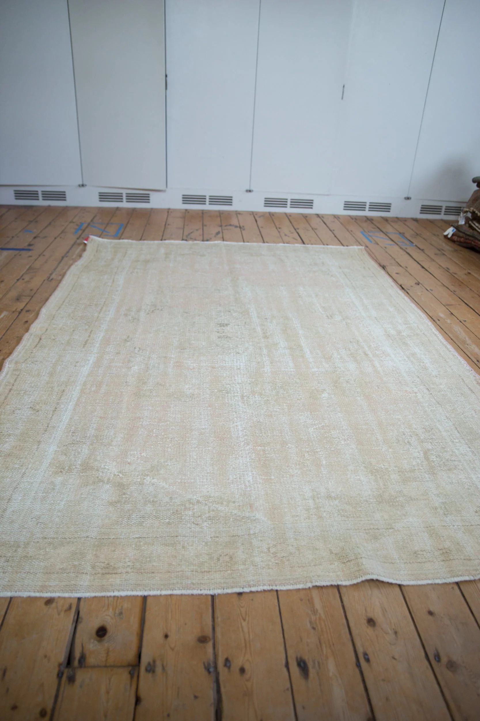 6x9 Vintage Distressed Oushak Carpet - Image 4