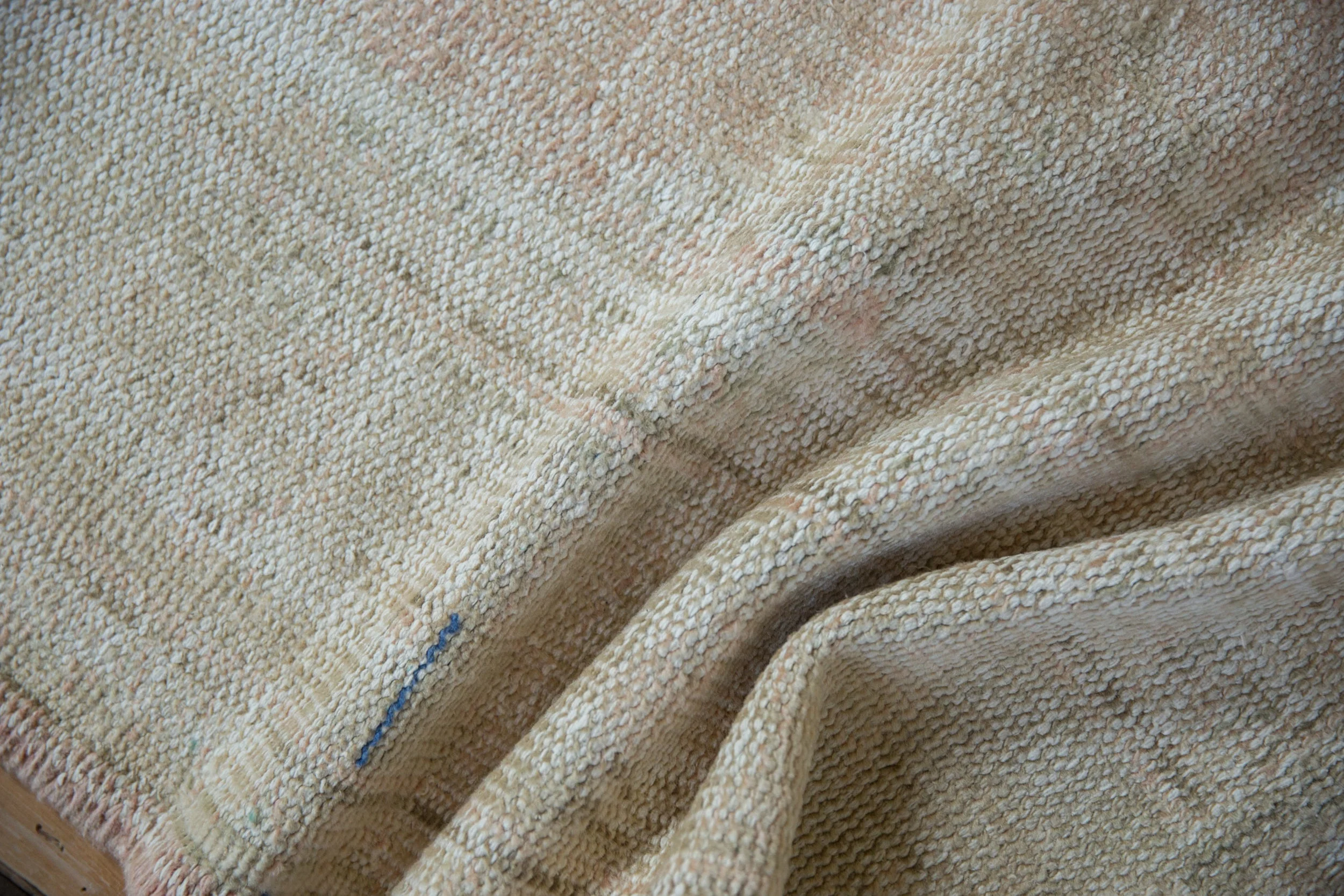 6x9 Vintage Distressed Oushak Carpet - Image 8