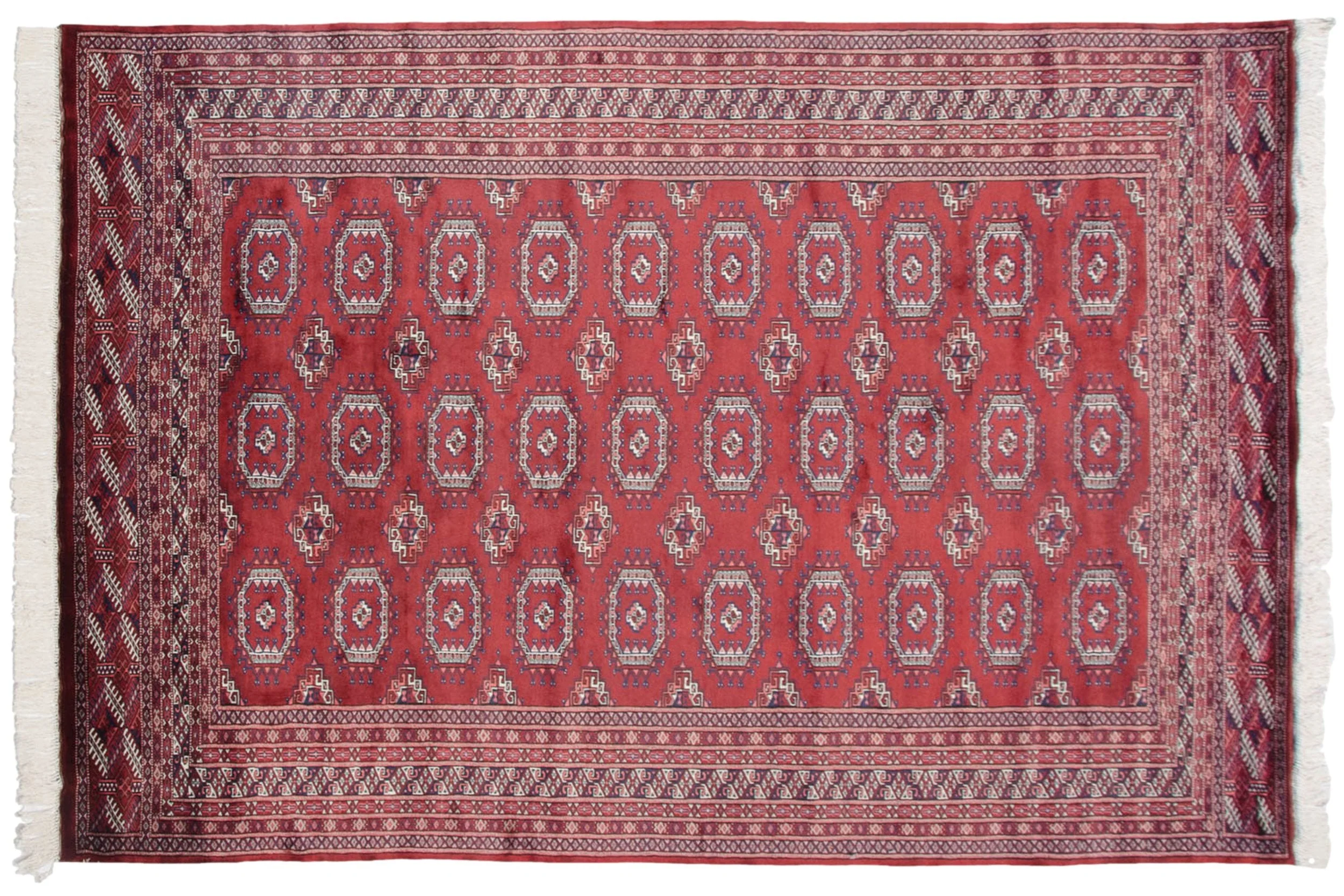 6x9 Vintage Fine Bokhara Carpet - Image 2