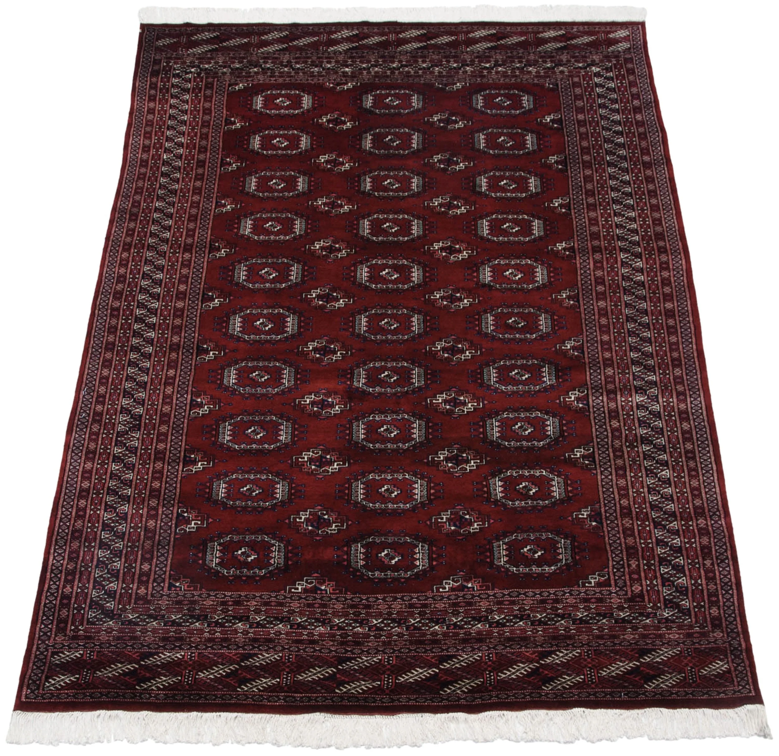 6x9 Vintage Fine Bokhara Carpet - Image 3