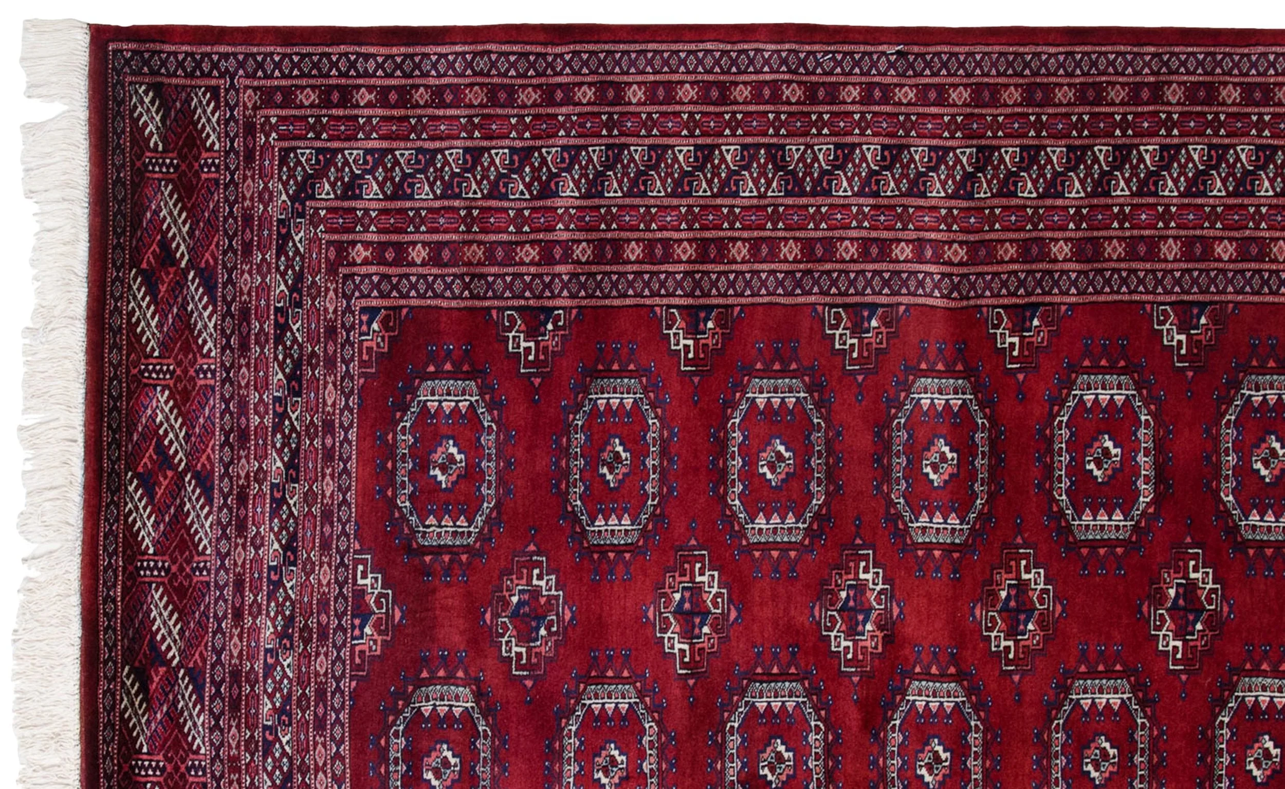 6x9 Vintage Fine Bokhara Carpet - Image 5