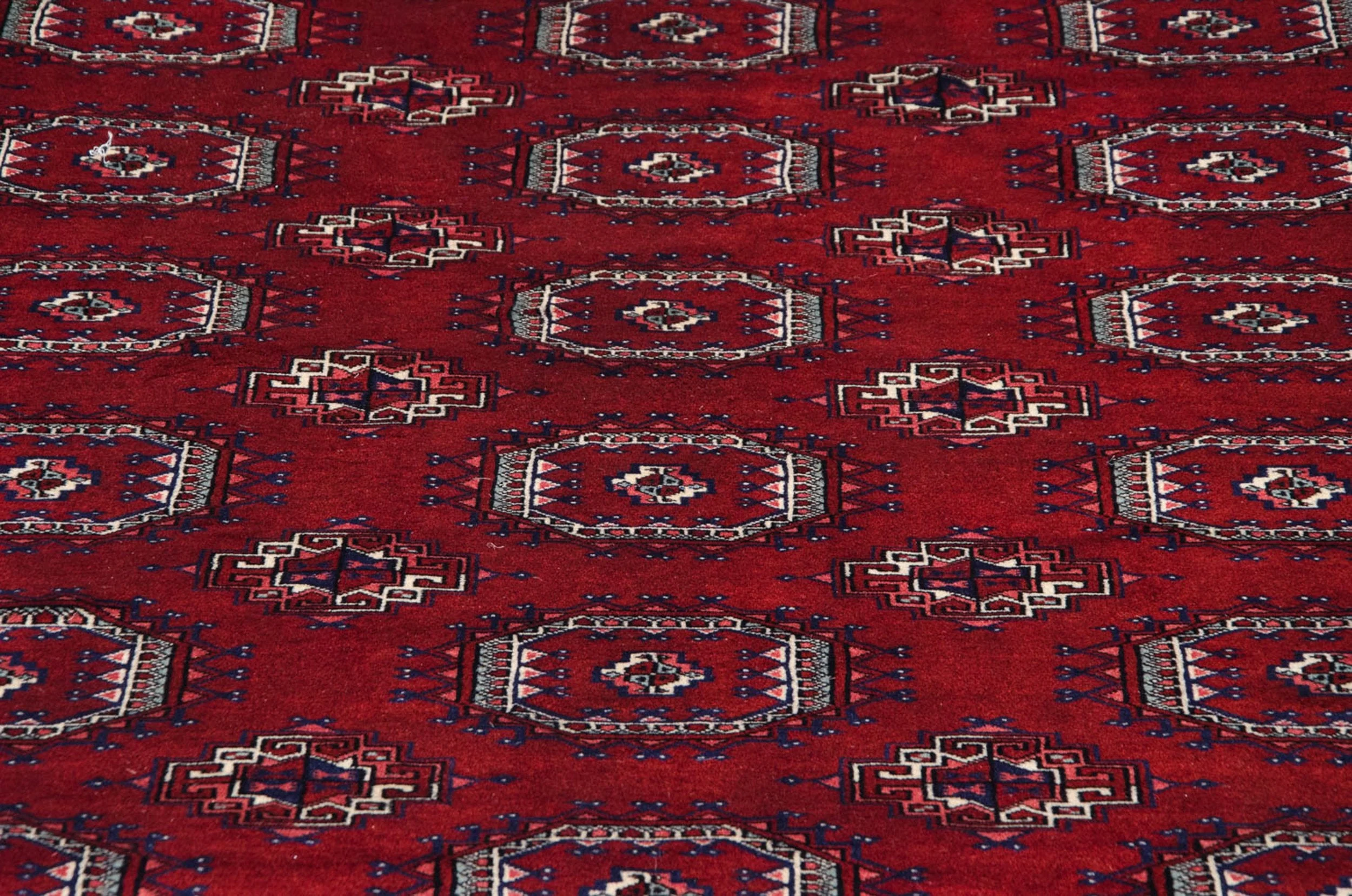 6x9 Vintage Fine Bokhara Carpet - Image 7