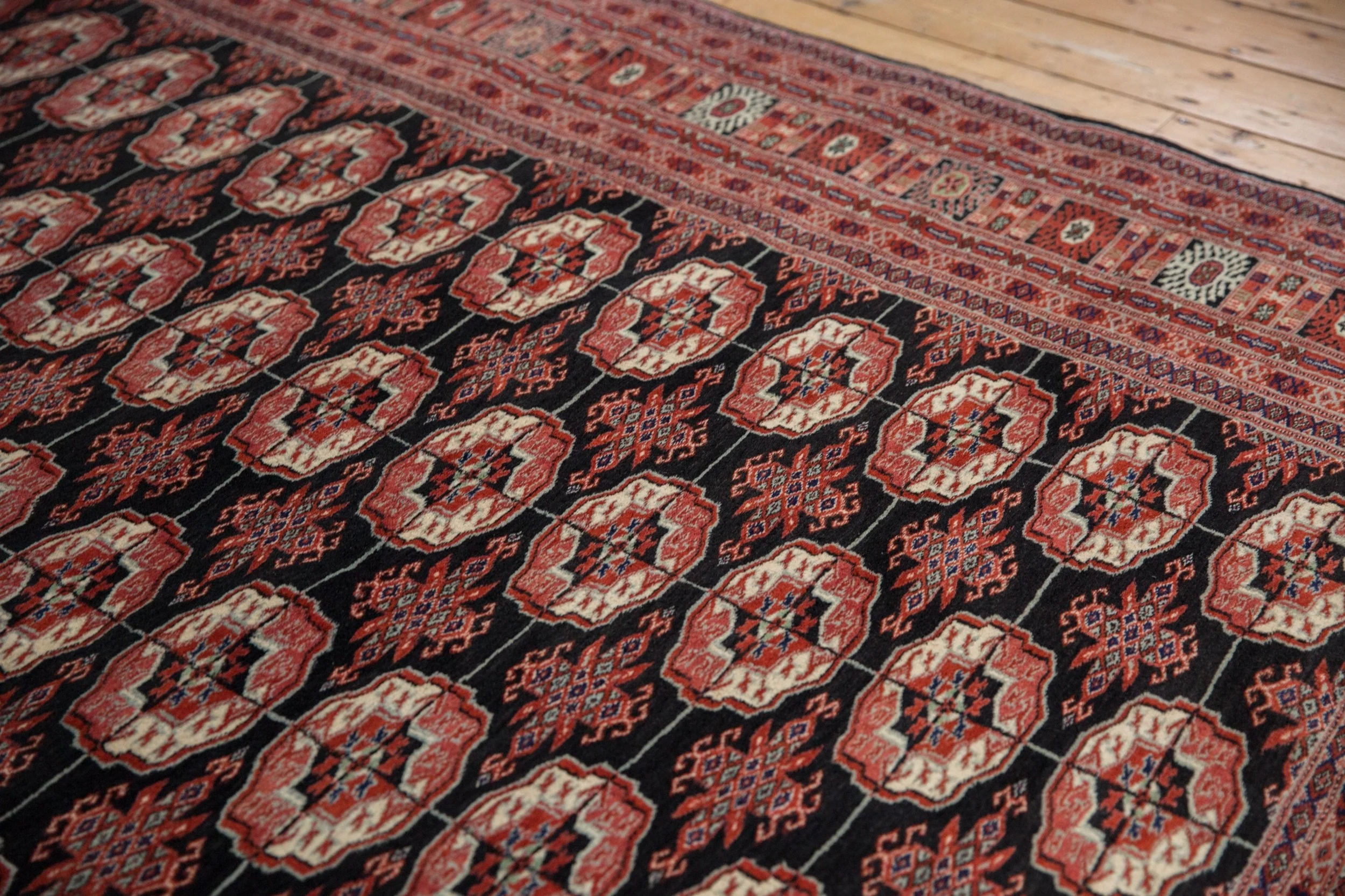 6x9 Vintage Fine Bokhara Carpet - Image 11