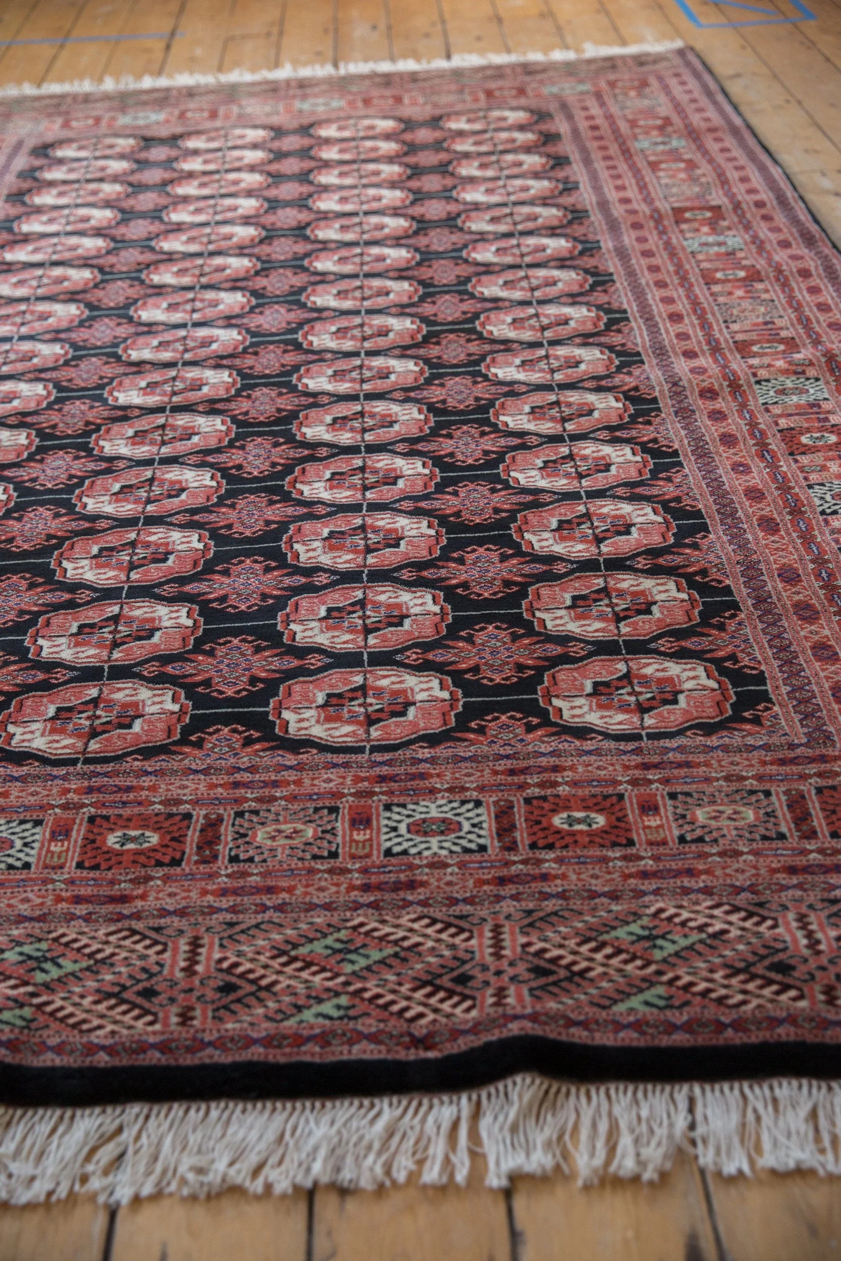 6x9 Vintage Fine Bokhara Carpet - Image 4
