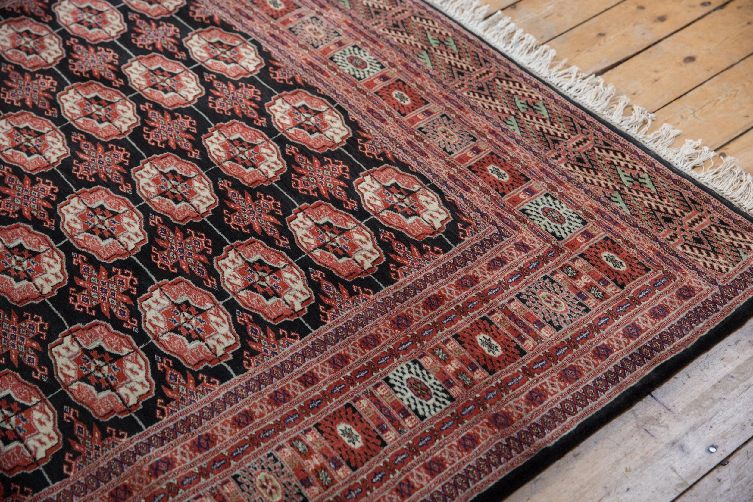 6x9 Vintage Fine Bokhara Carpet - Image 6