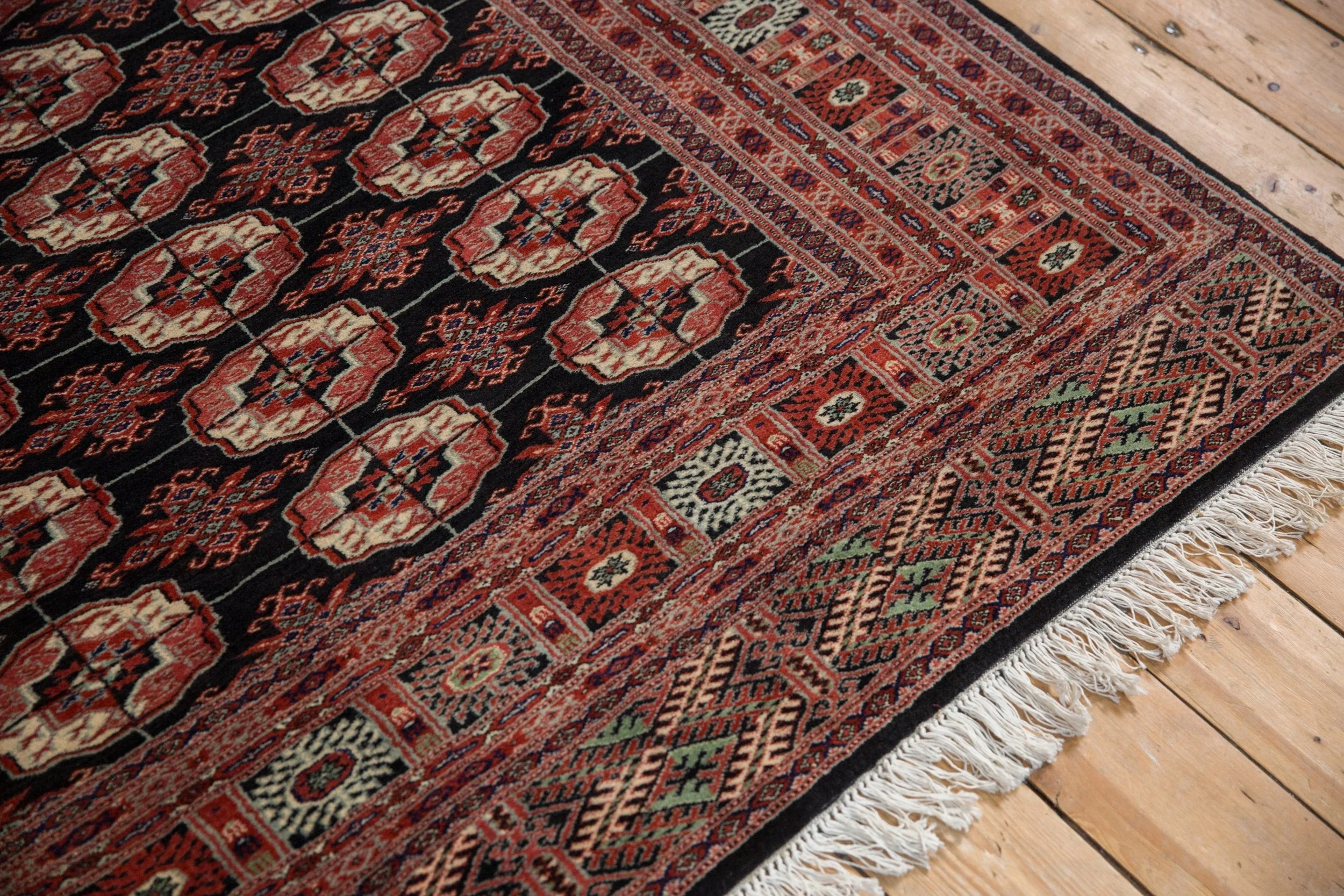 6x9 Vintage Fine Bokhara Carpet - Image 9