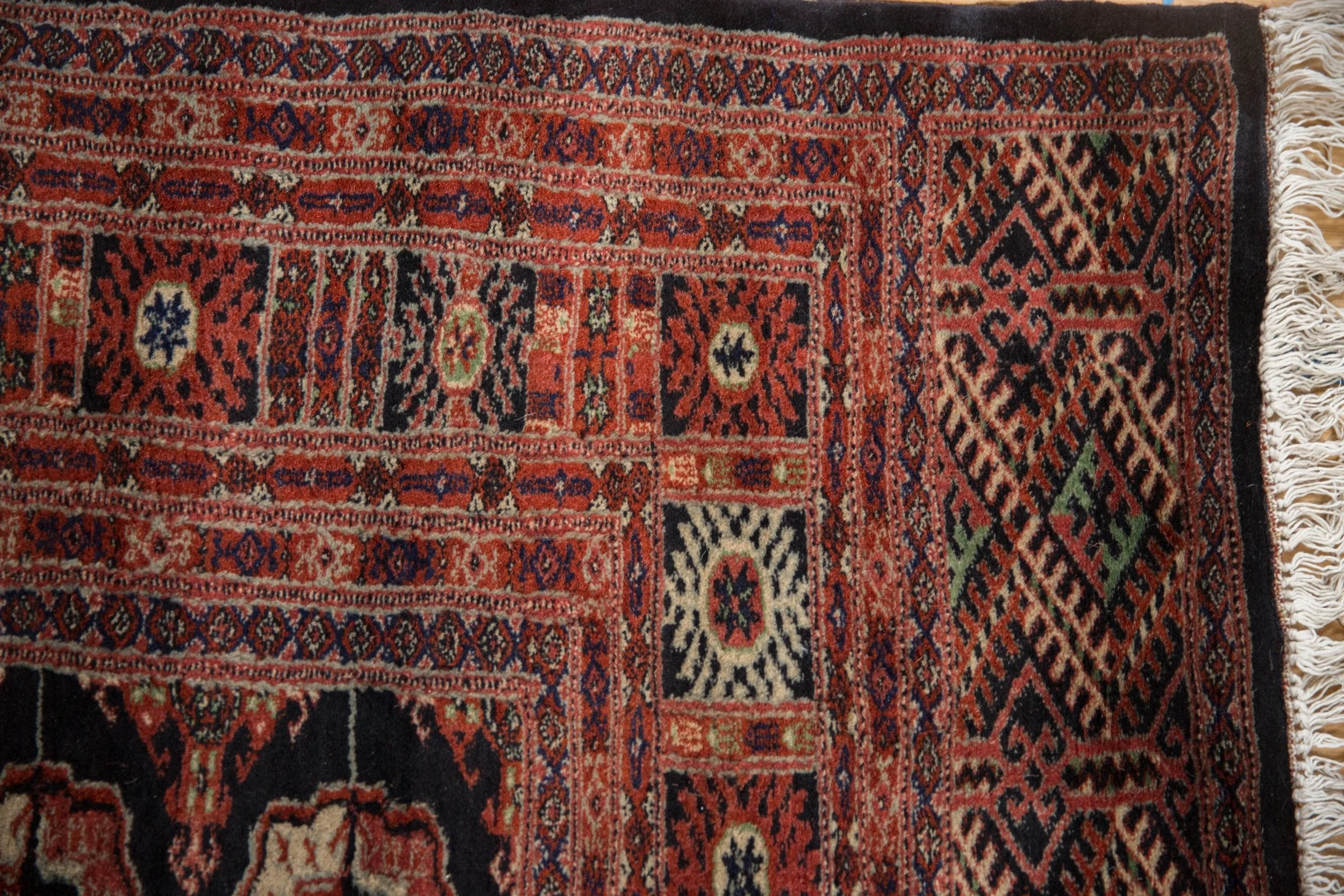 6x9 Vintage Fine Bokhara Carpet - Image 7
