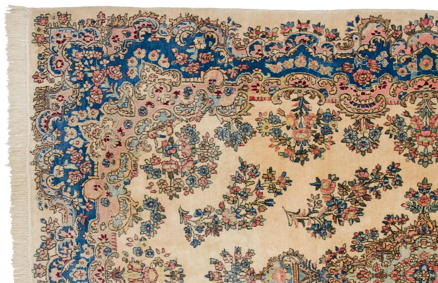 6x9 Vintage Fine Kerman Carpet - Image 10