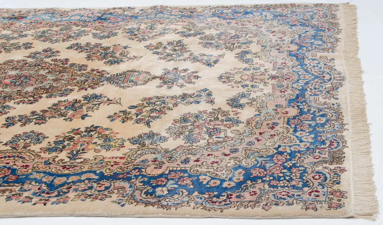 6x9 Vintage Fine Kerman Carpet - Image 12