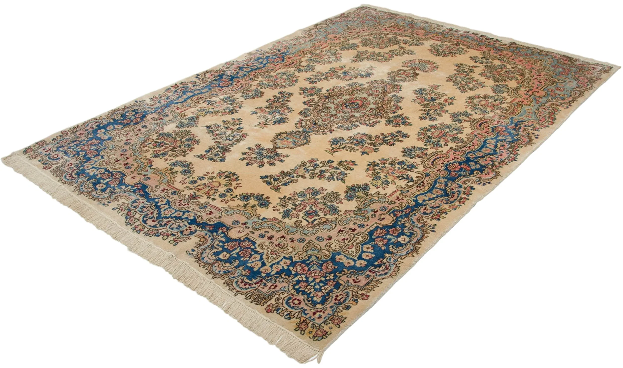 6x9 Vintage Fine Kerman Carpet - Image 2