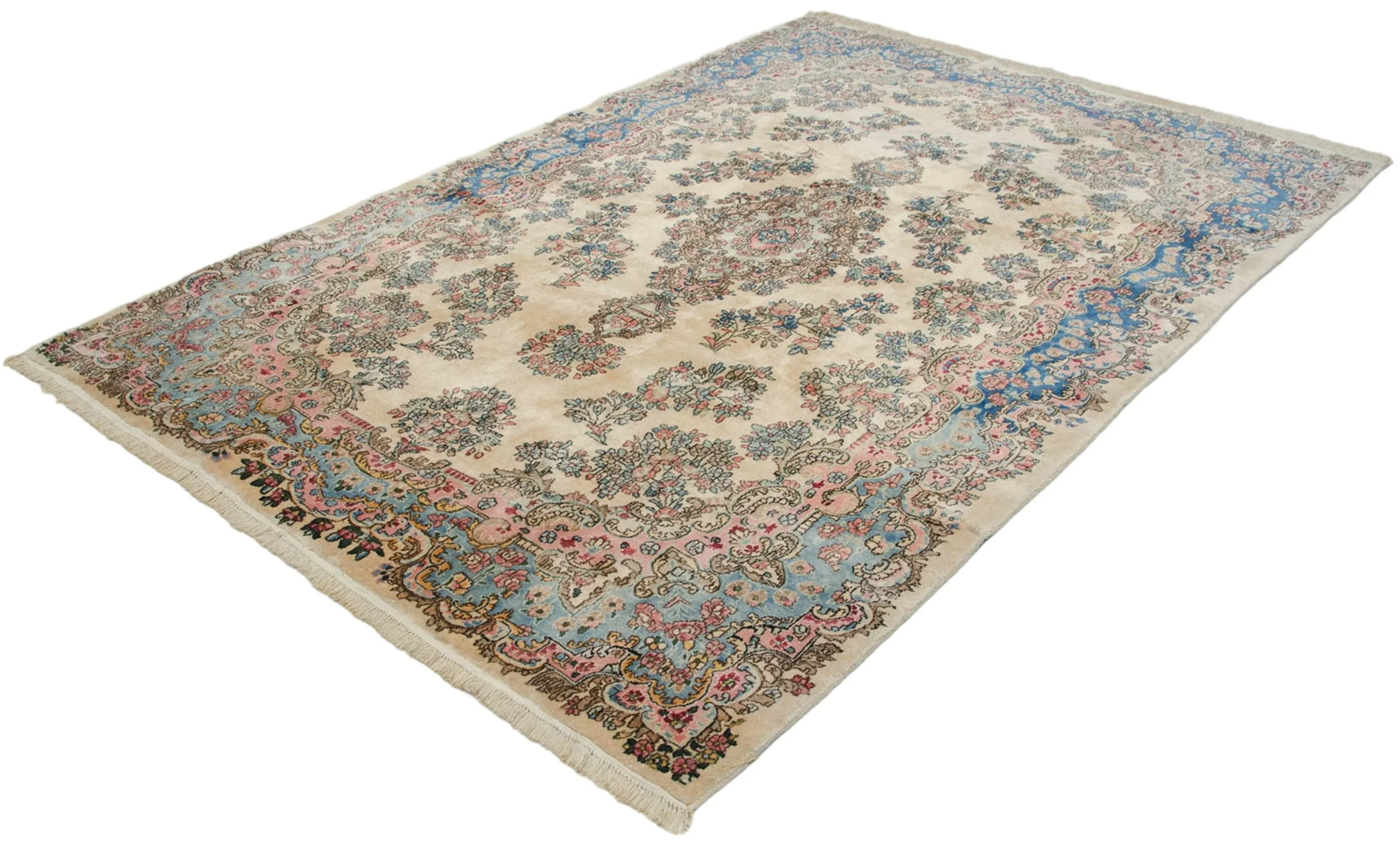6x9 Vintage Fine Kerman Carpet - Image 3