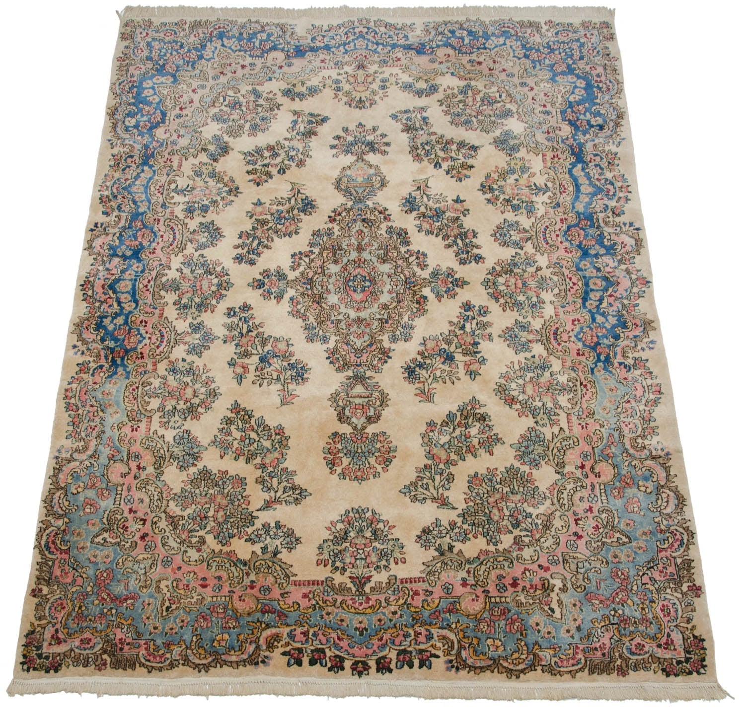6x9 Vintage Fine Kerman Carpet - Image 5