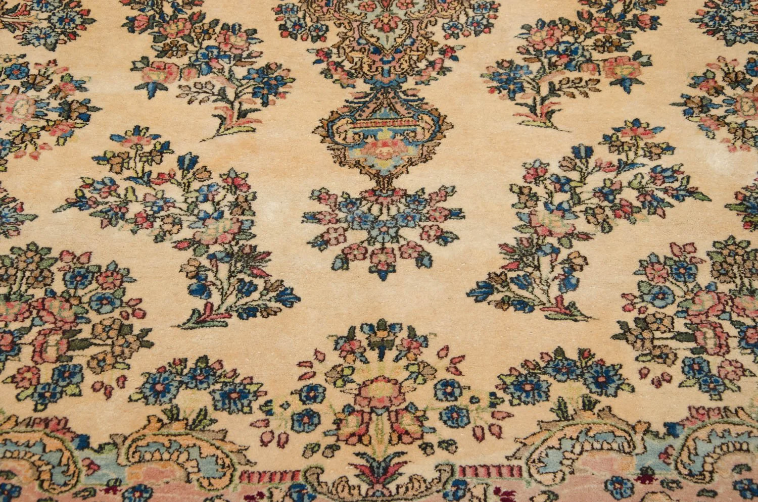 6x9 Vintage Fine Kerman Carpet - Image 8