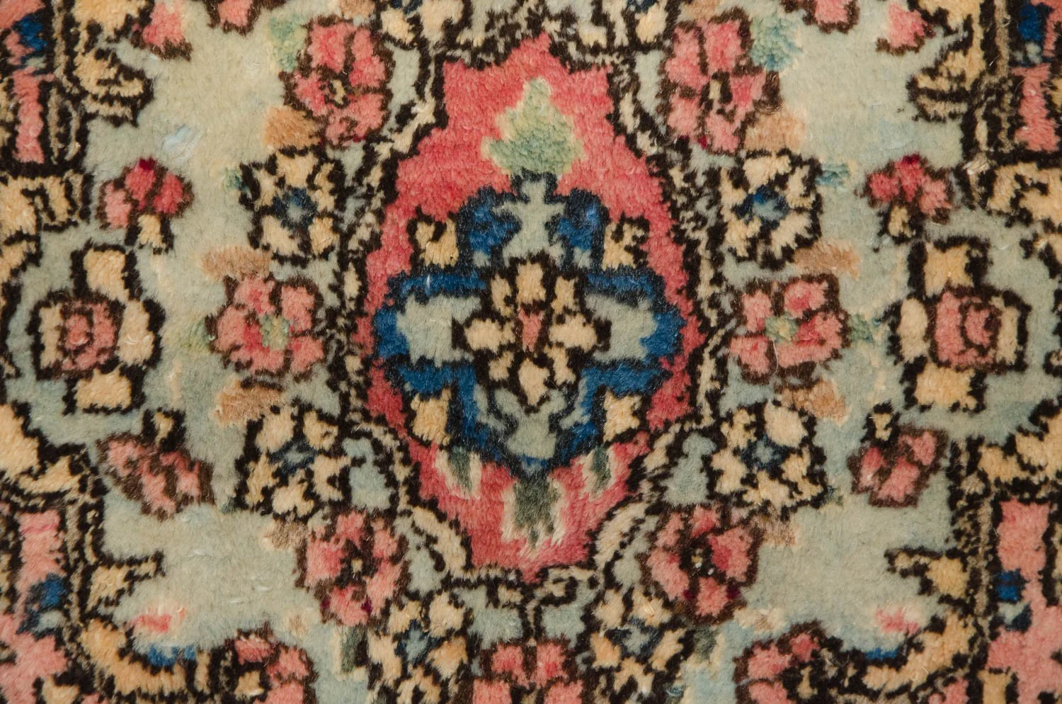 6x9 Vintage Fine Kerman Carpet - Image 9