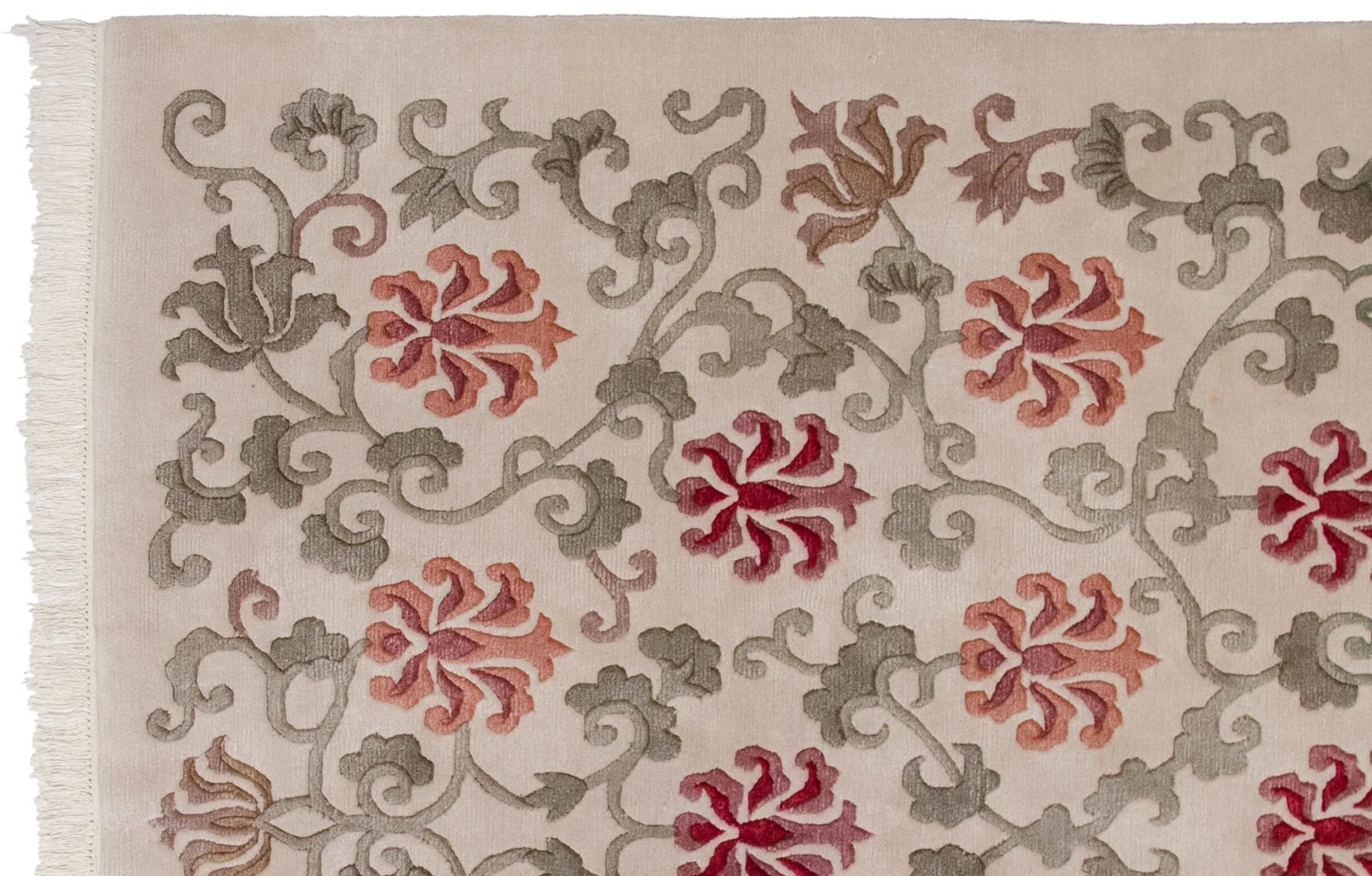 6x9 Vintage Indian Arts And Crafts Design Carpet - Image 4