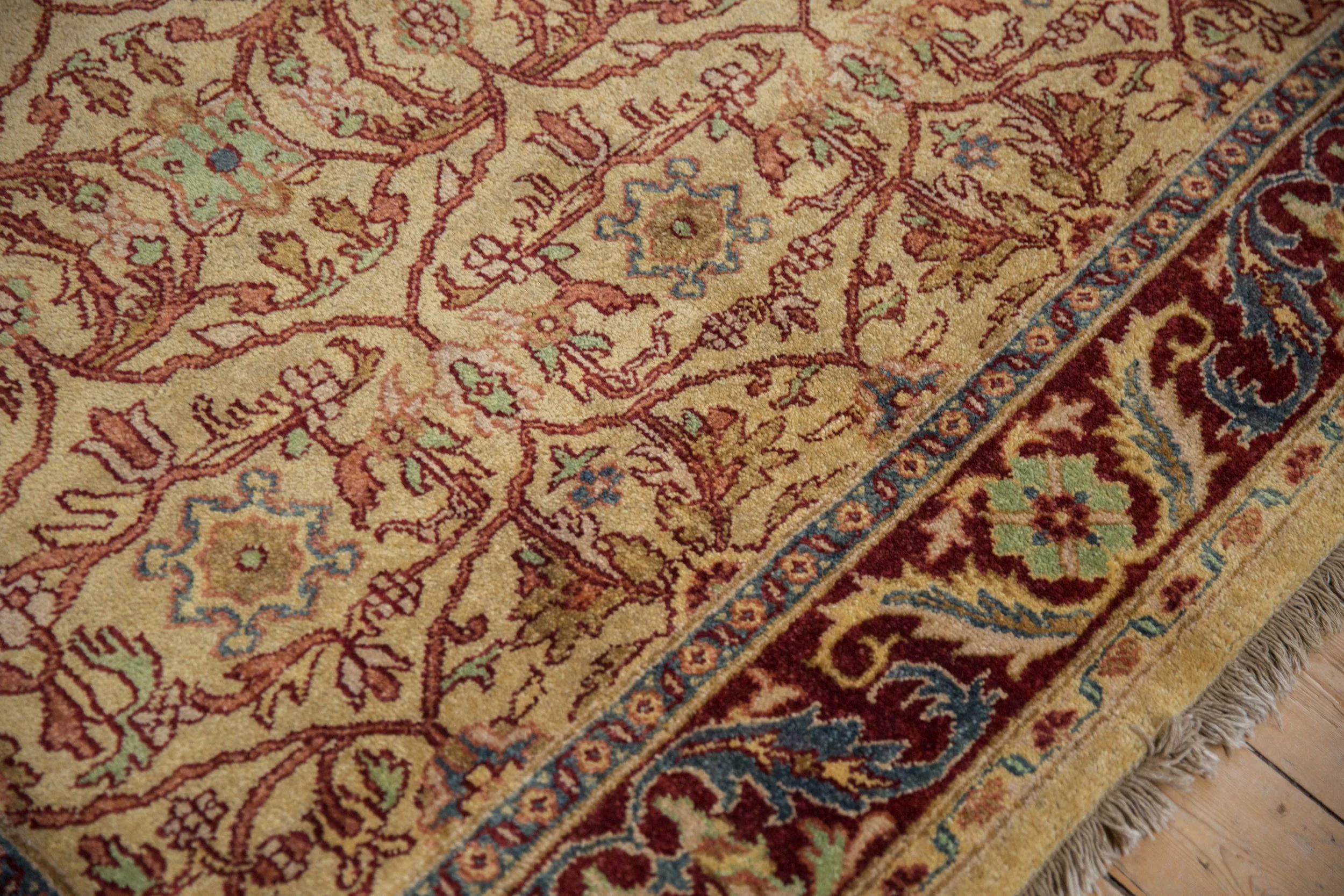 6x9 Vintage Indian Bijar Design Carpet - Image 4