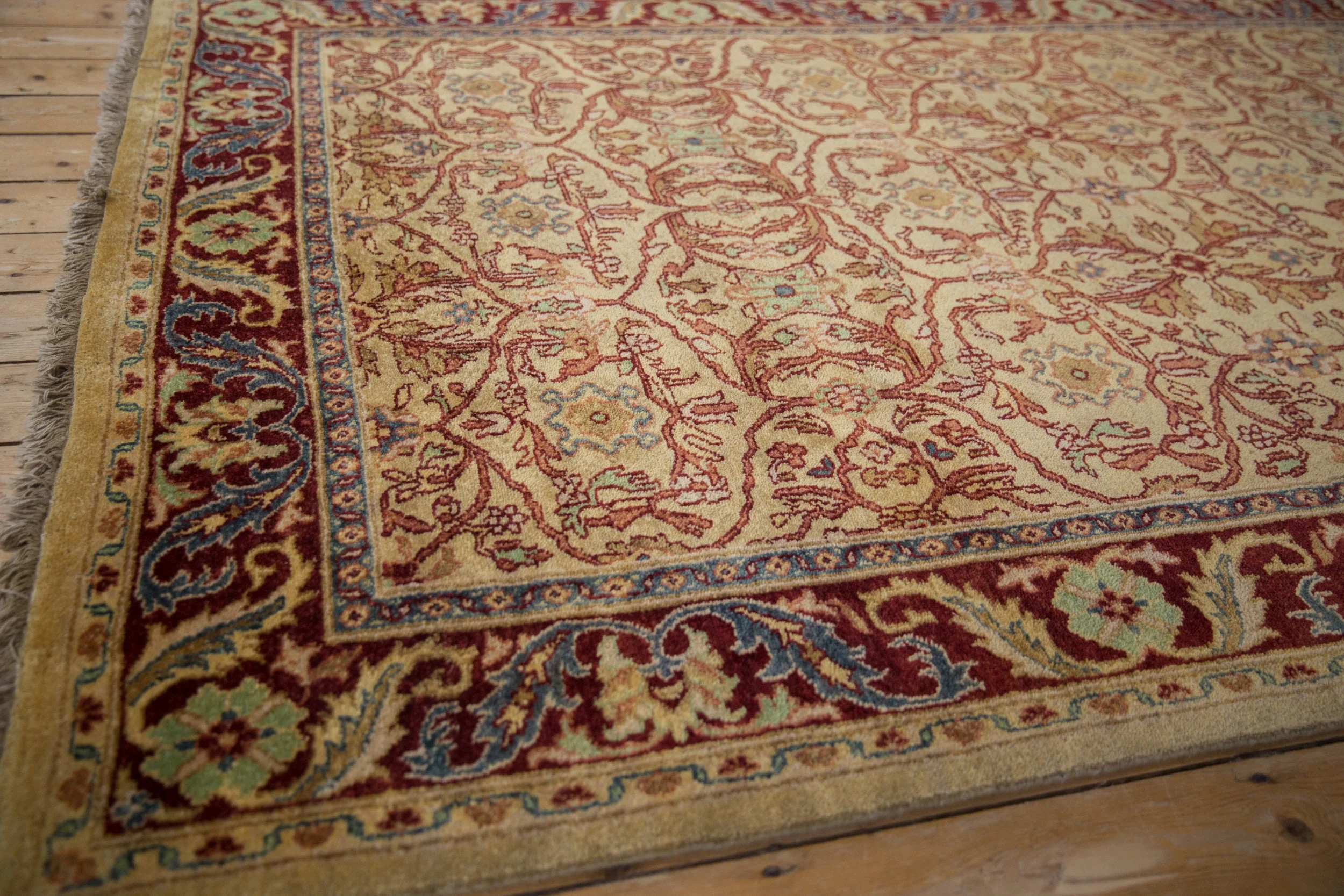 6x9 Vintage Indian Bijar Design Carpet - Image 5