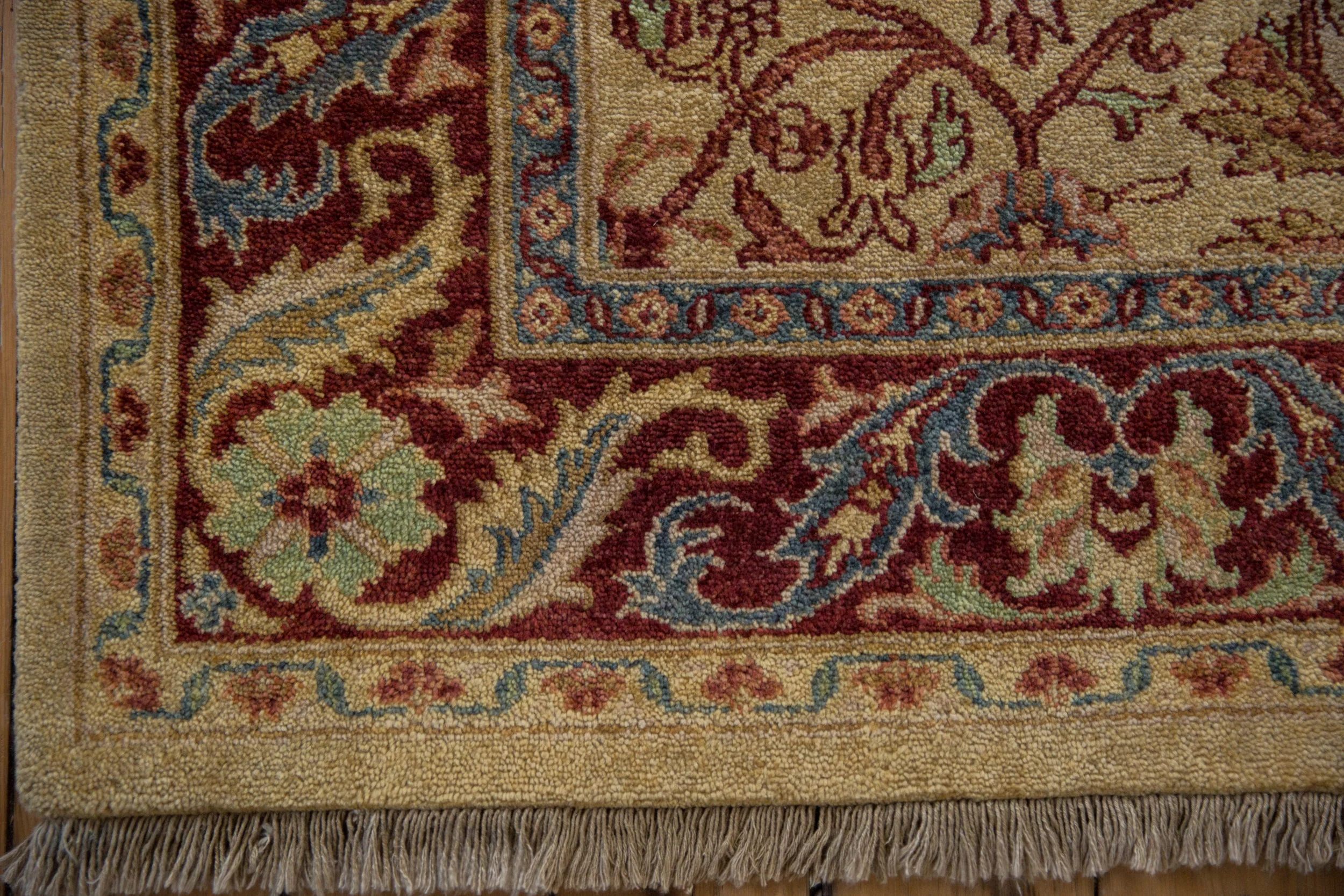 6x9 Vintage Indian Bijar Design Carpet - Image 7