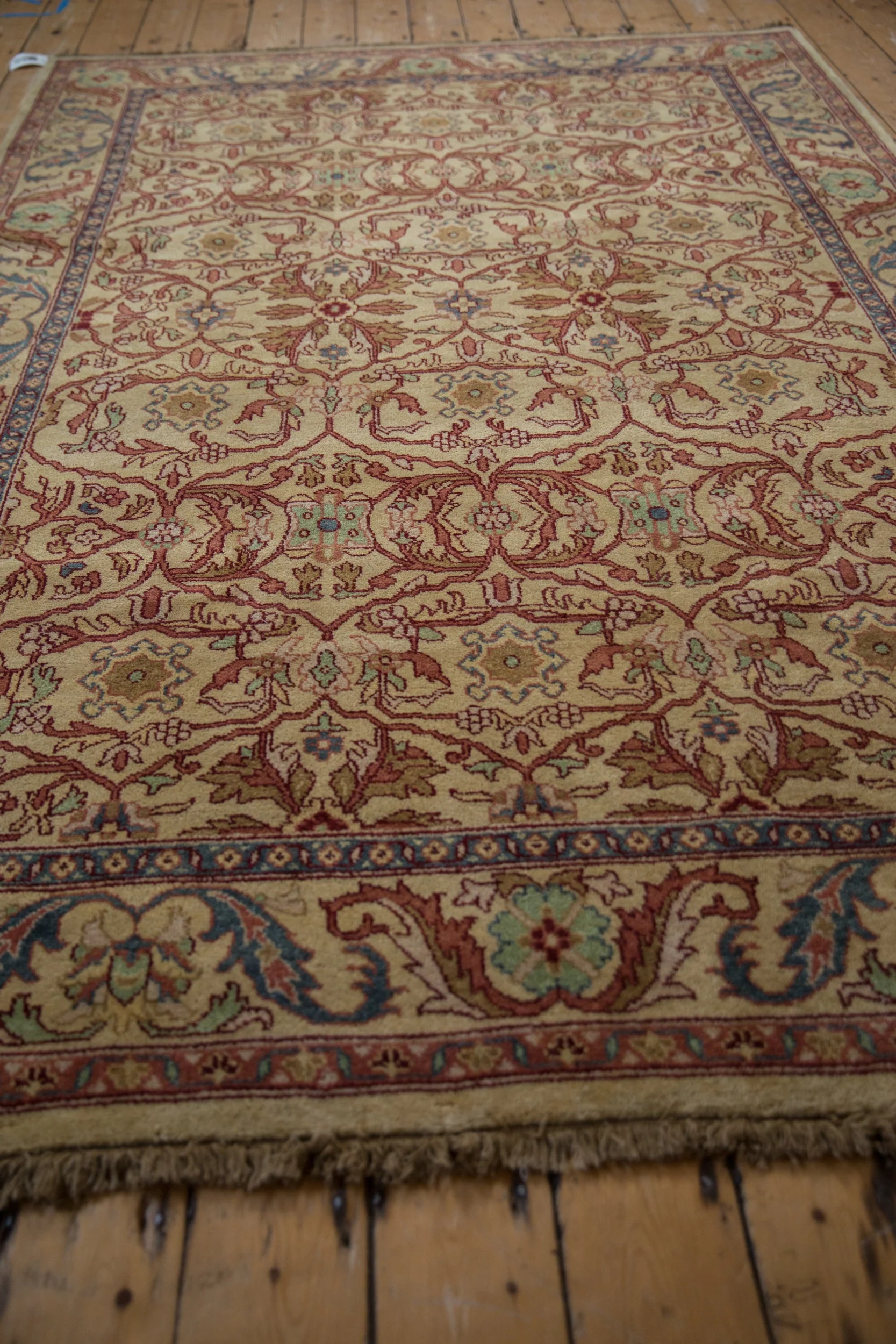 6x9 Vintage Indian Bijar Design Carpet - Image 4