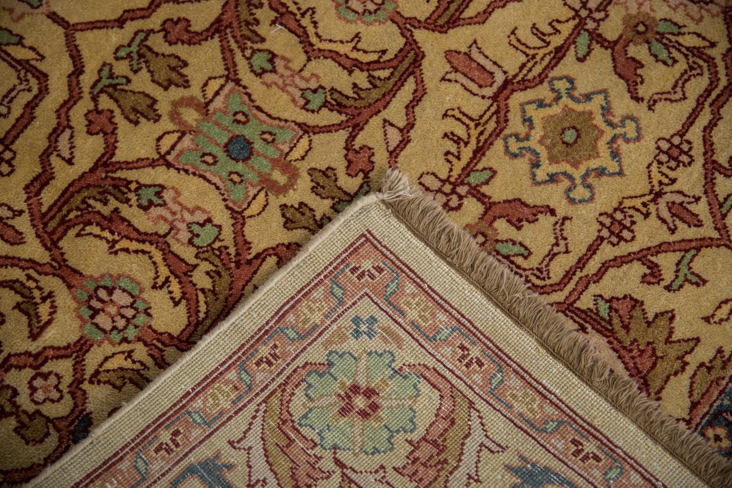 6x9 Vintage Indian Bijar Design Carpet - Image 9