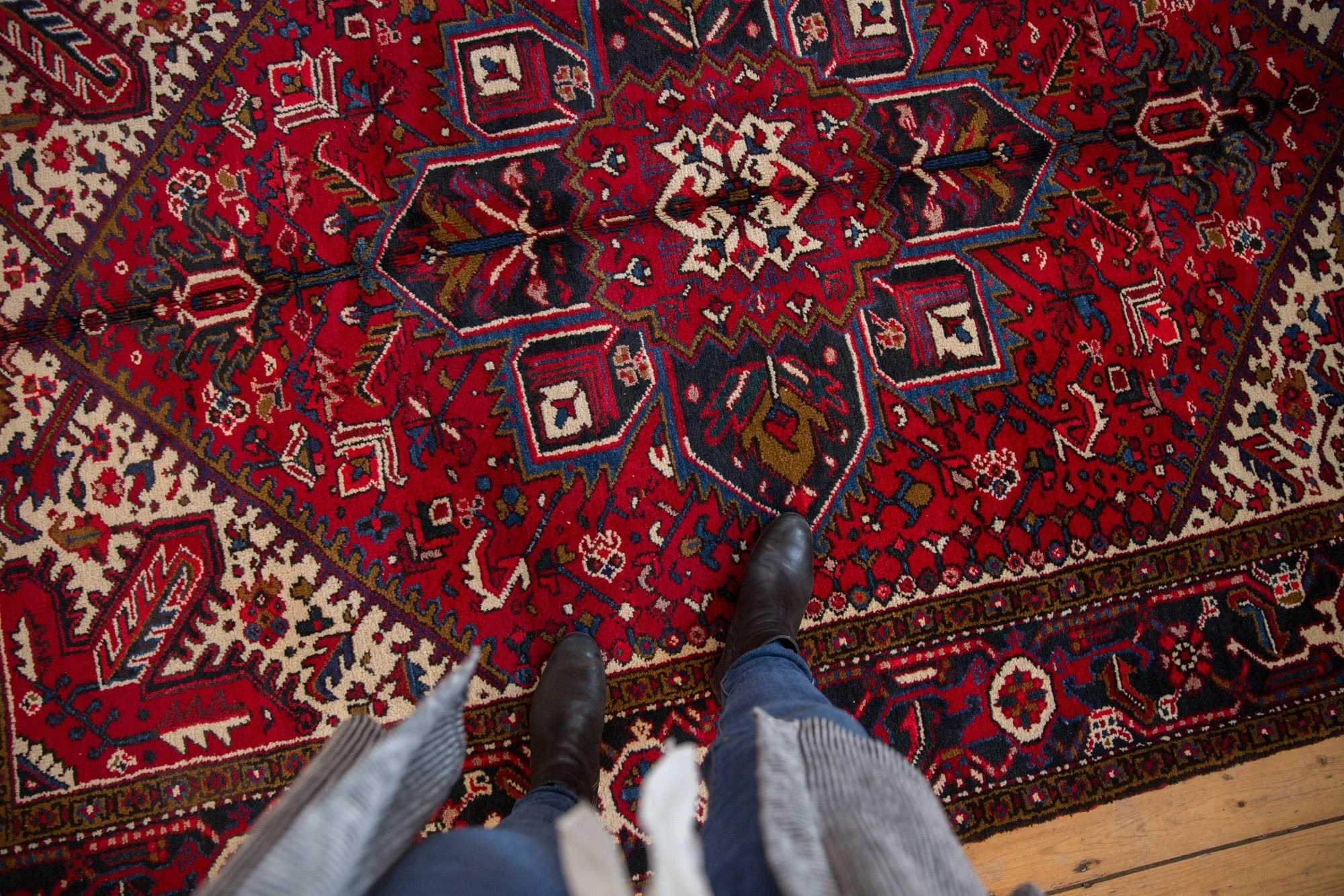 6x9 Vintage Mehrivan Carpet - Image 2