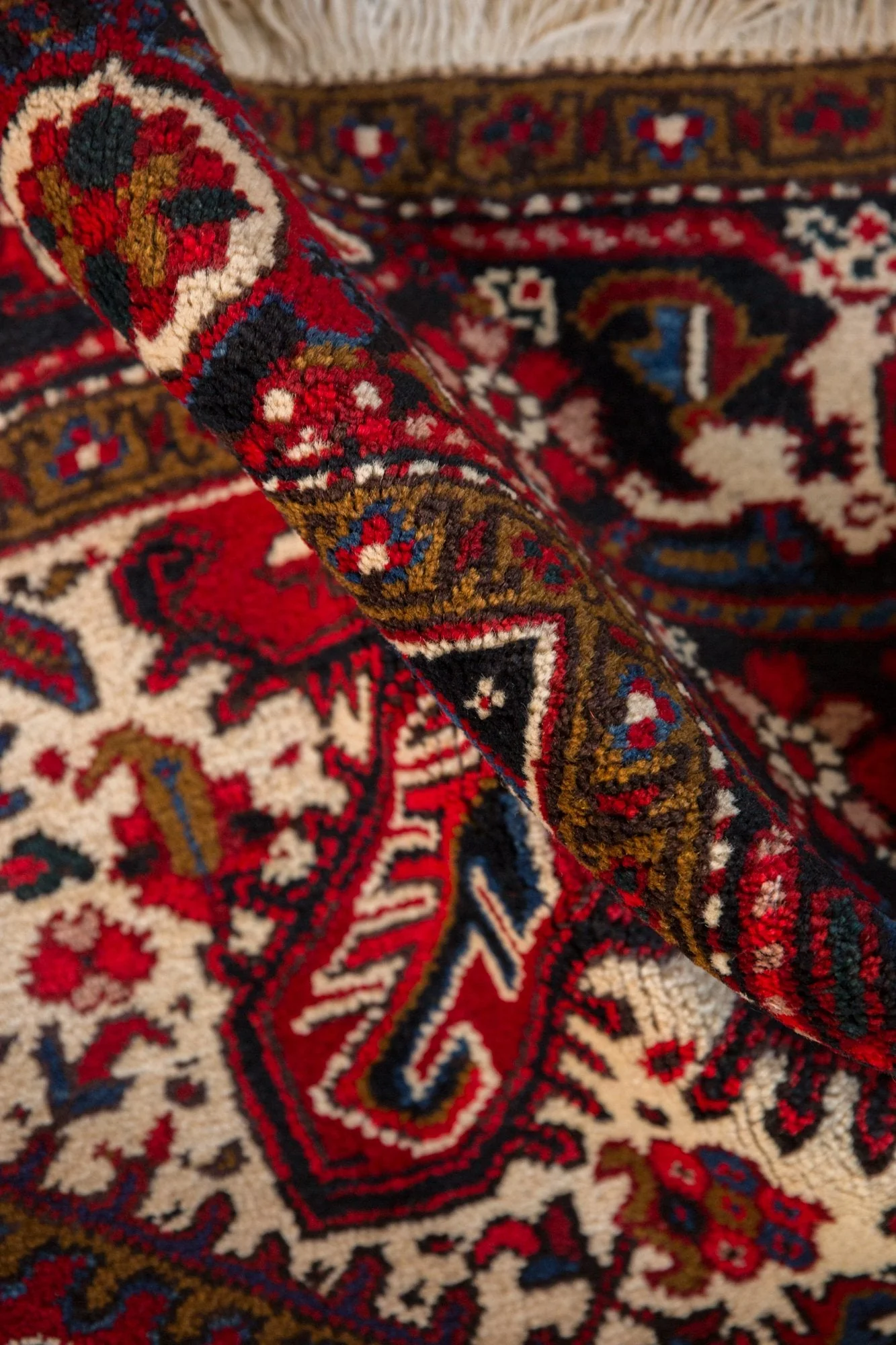 6x9 Vintage Mehrivan Carpet - Image 9