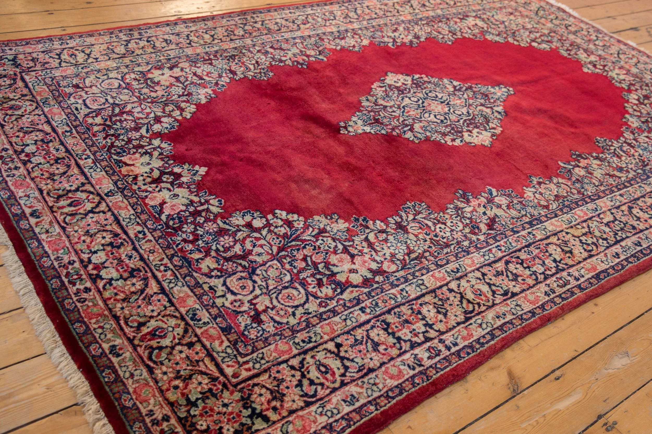 6x9 Vintage Sarouk Carpet - Image 3
