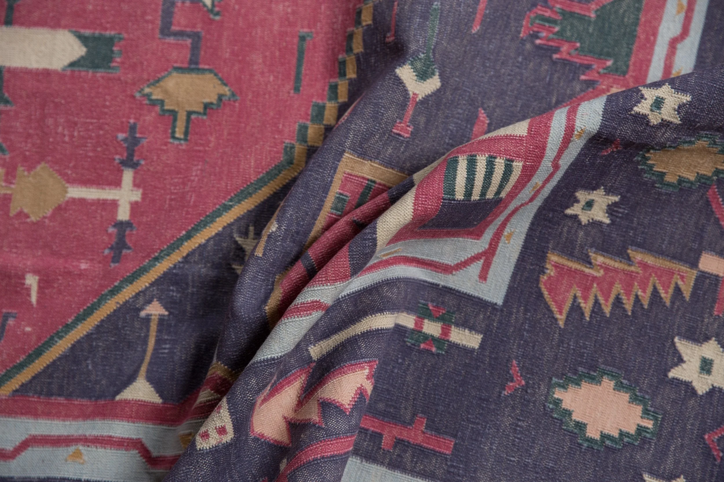 6x9 Vintage Stone Wash Dhurrie Carpet - Image 13