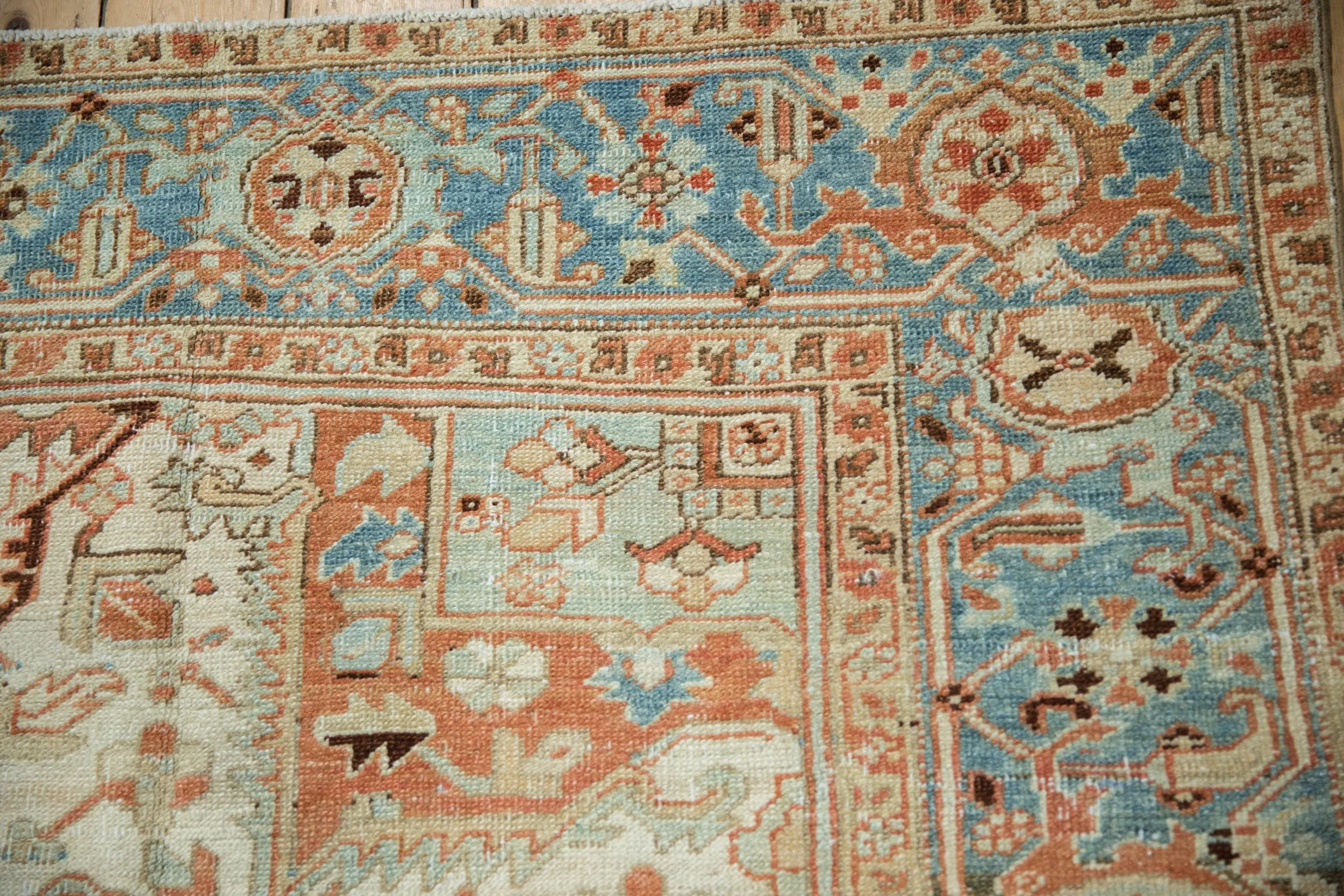 7.5x10.5 Vintage Distressed Heriz Carpet - Image 3