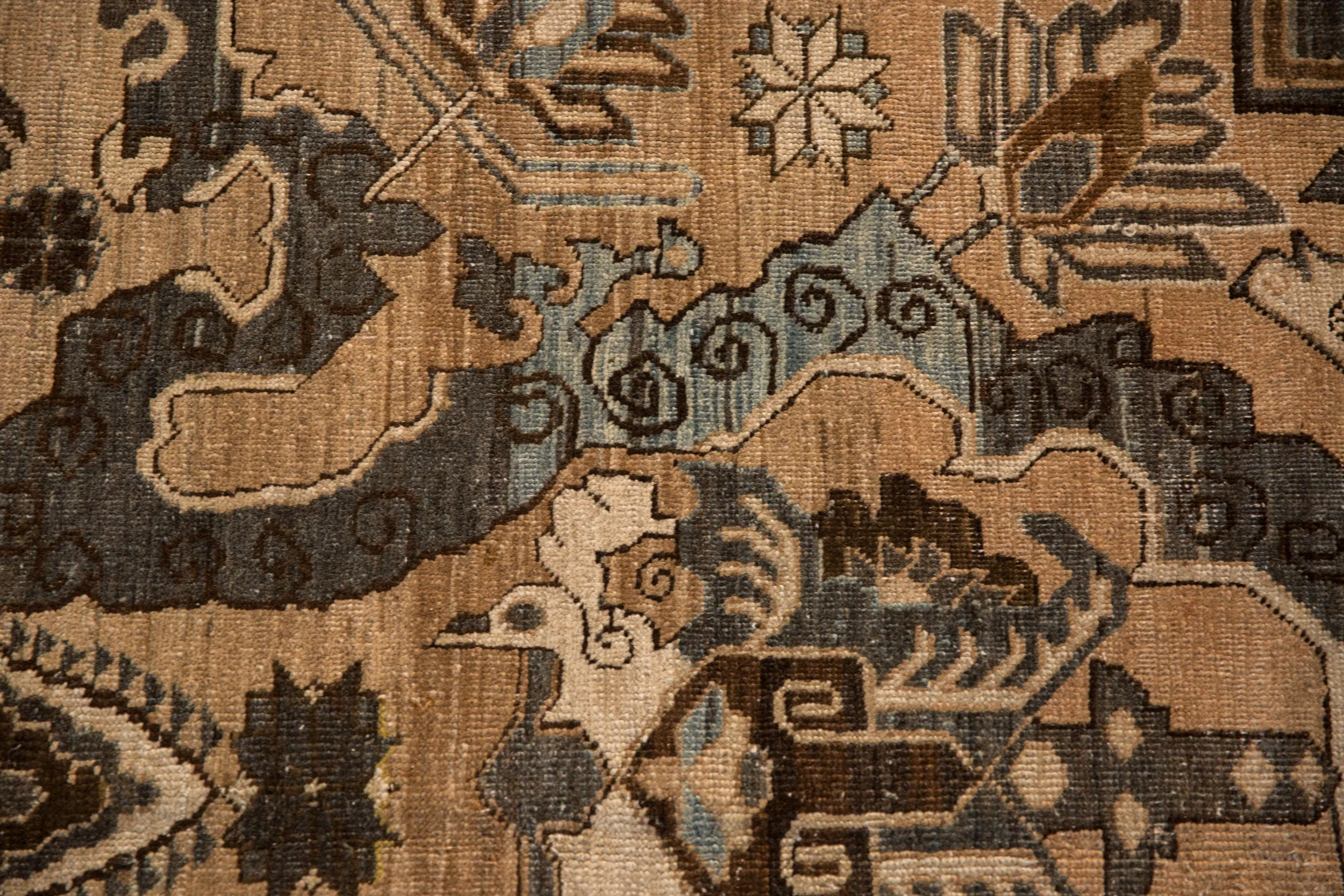 7.5x10.5 Vintage Distressed Khoy Carpet - Image 9