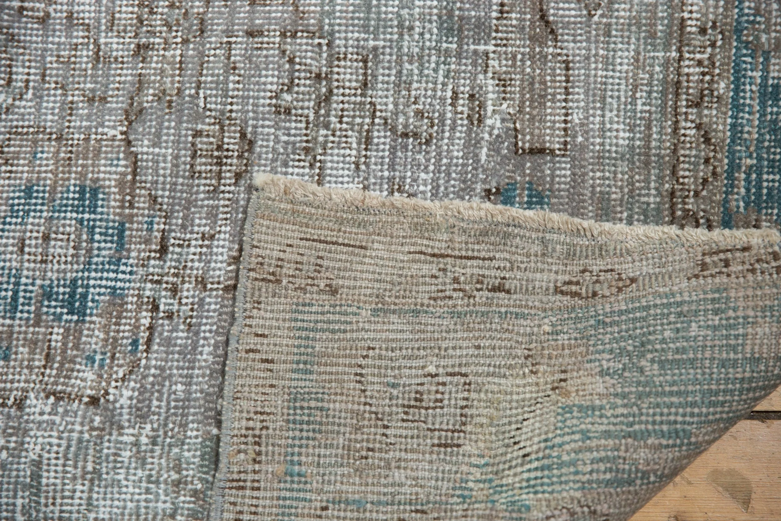 7.5x10.5 Vintage Distressed Oushak Carpet - Image 13