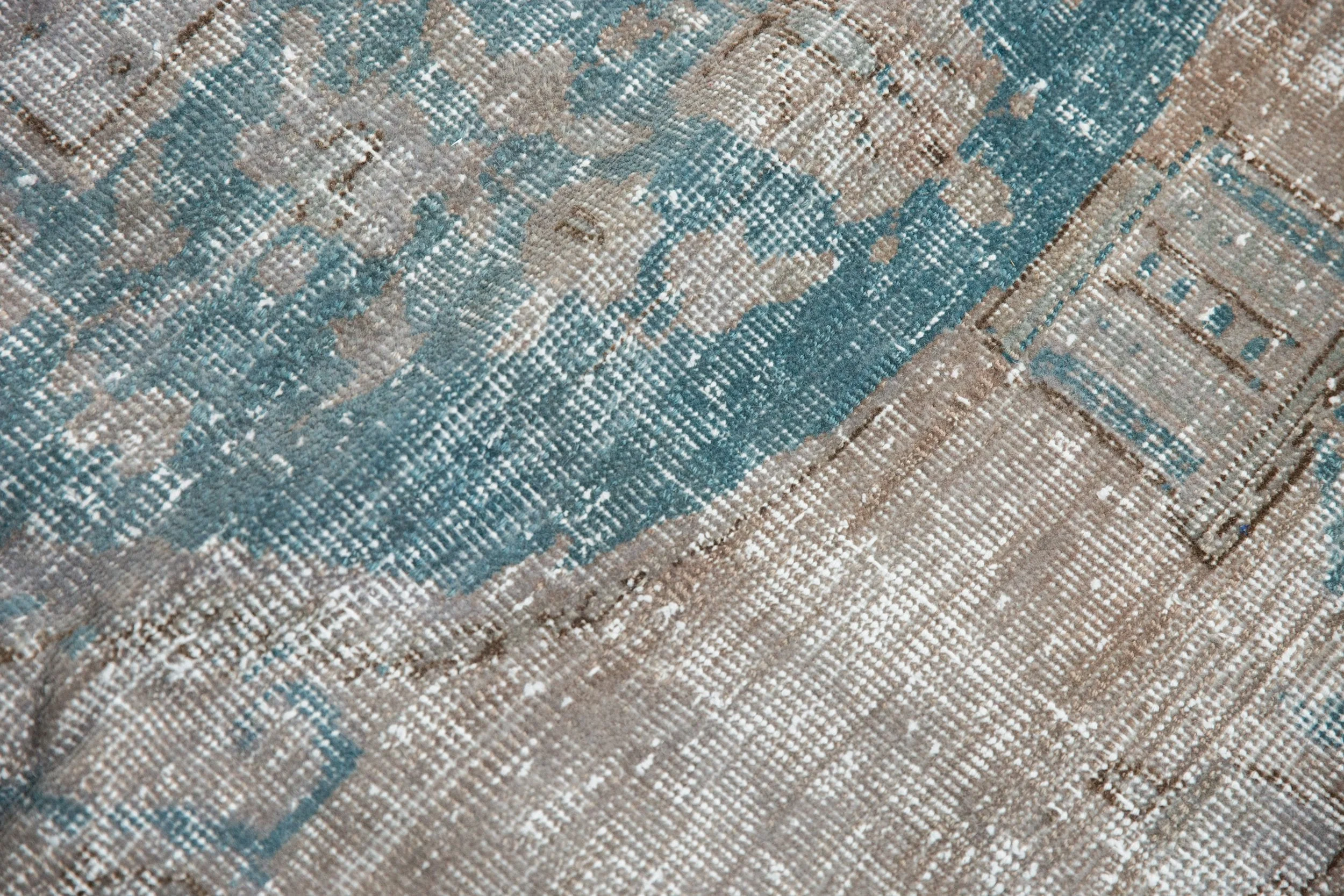 7.5x10.5 Vintage Distressed Oushak Carpet - Image 14