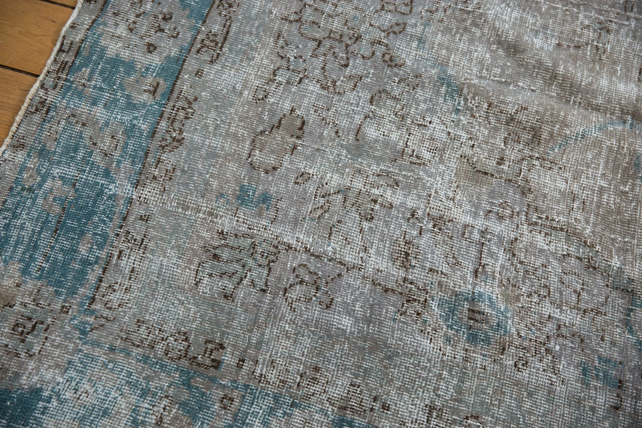 7.5x10.5 Vintage Distressed Oushak Carpet - Image 7