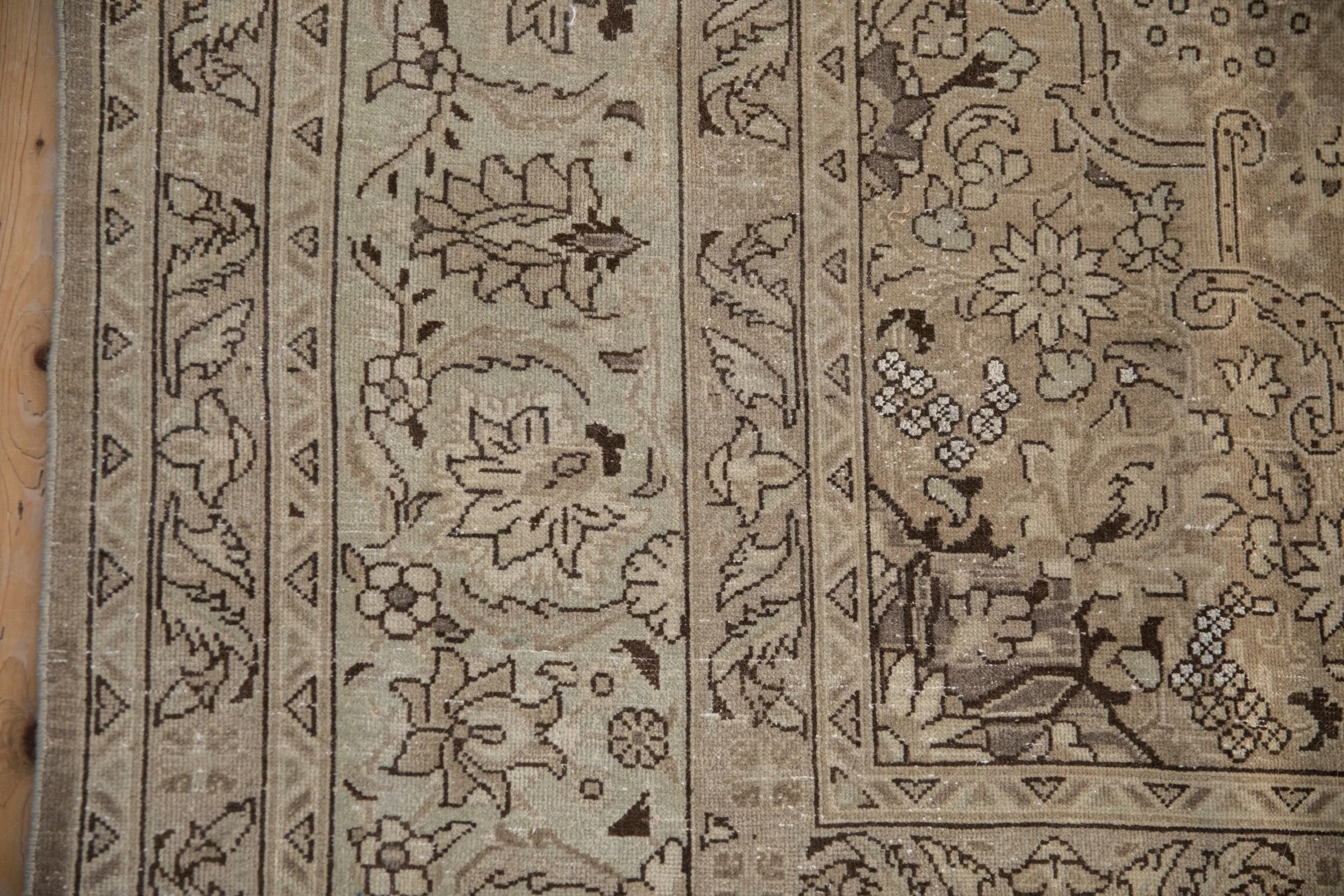 7.5x10.5 Vintage Distressed Tabriz Carpet - Image 10