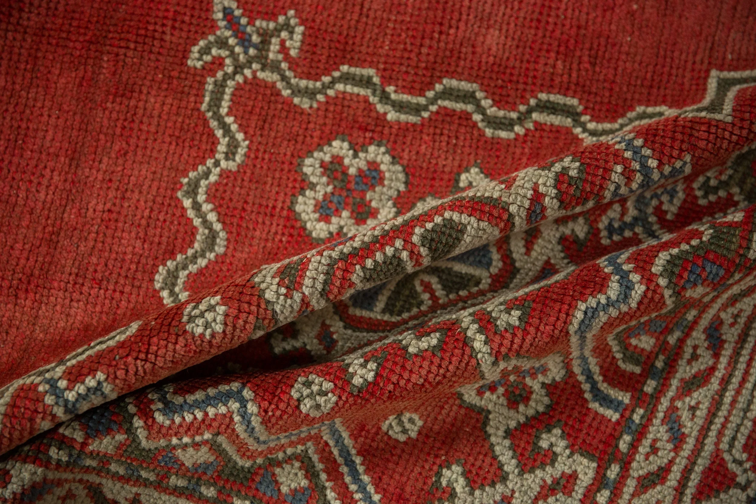7.5x10 Distressed Oushak Carpet - Image 8