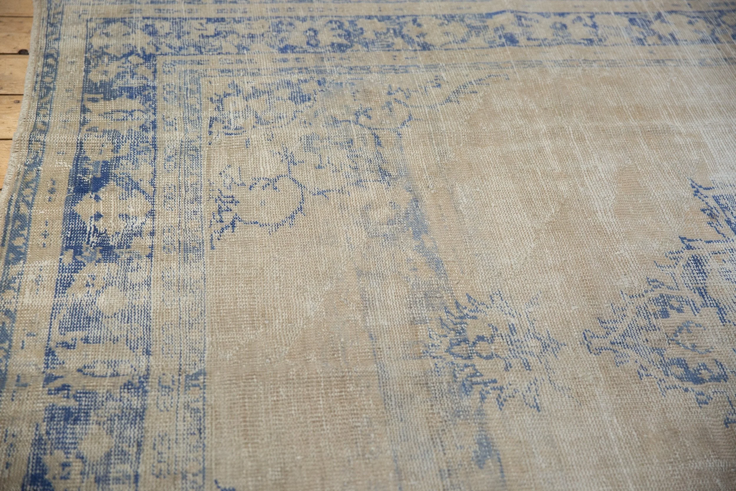7.5x10 Vintage Distressed Oushak Carpet - Image 4