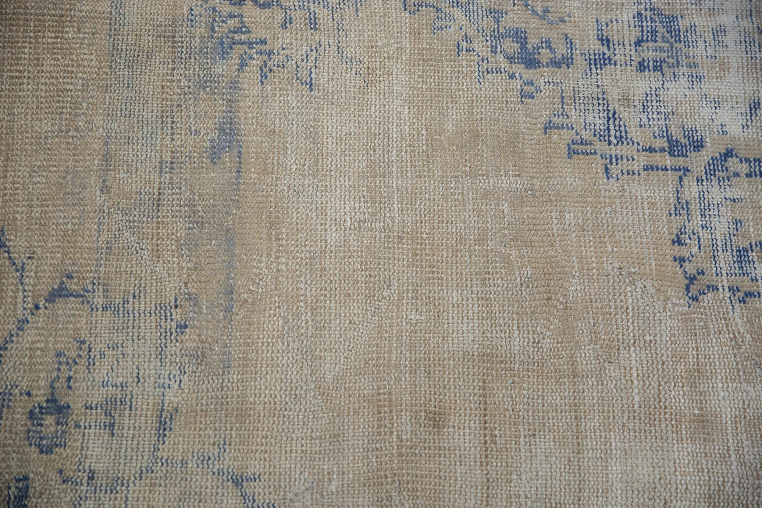 7.5x10 Vintage Distressed Oushak Carpet - Image 5